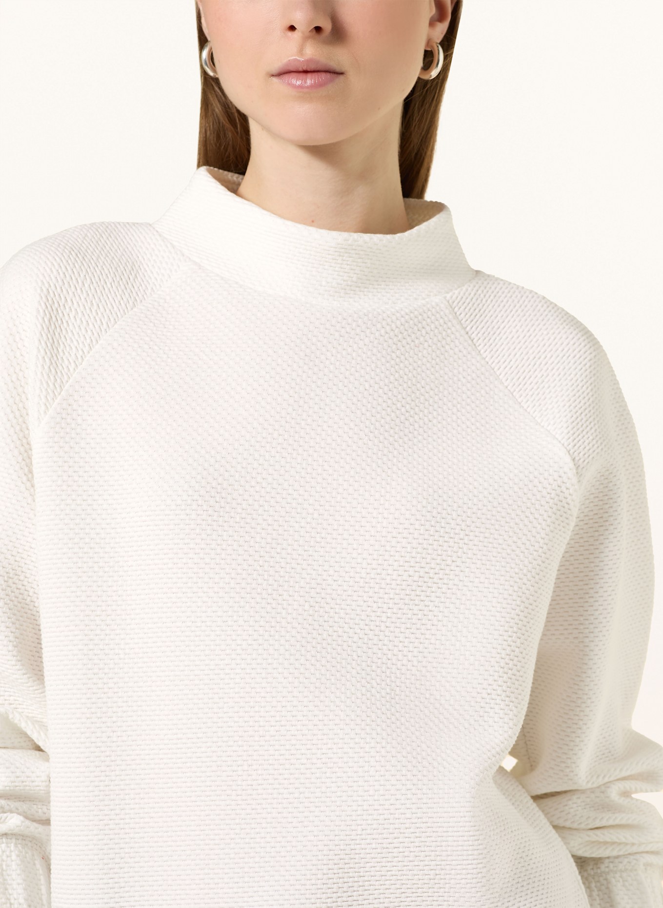 OPUS Bluza nierozpinana GORLE: BIAŁY