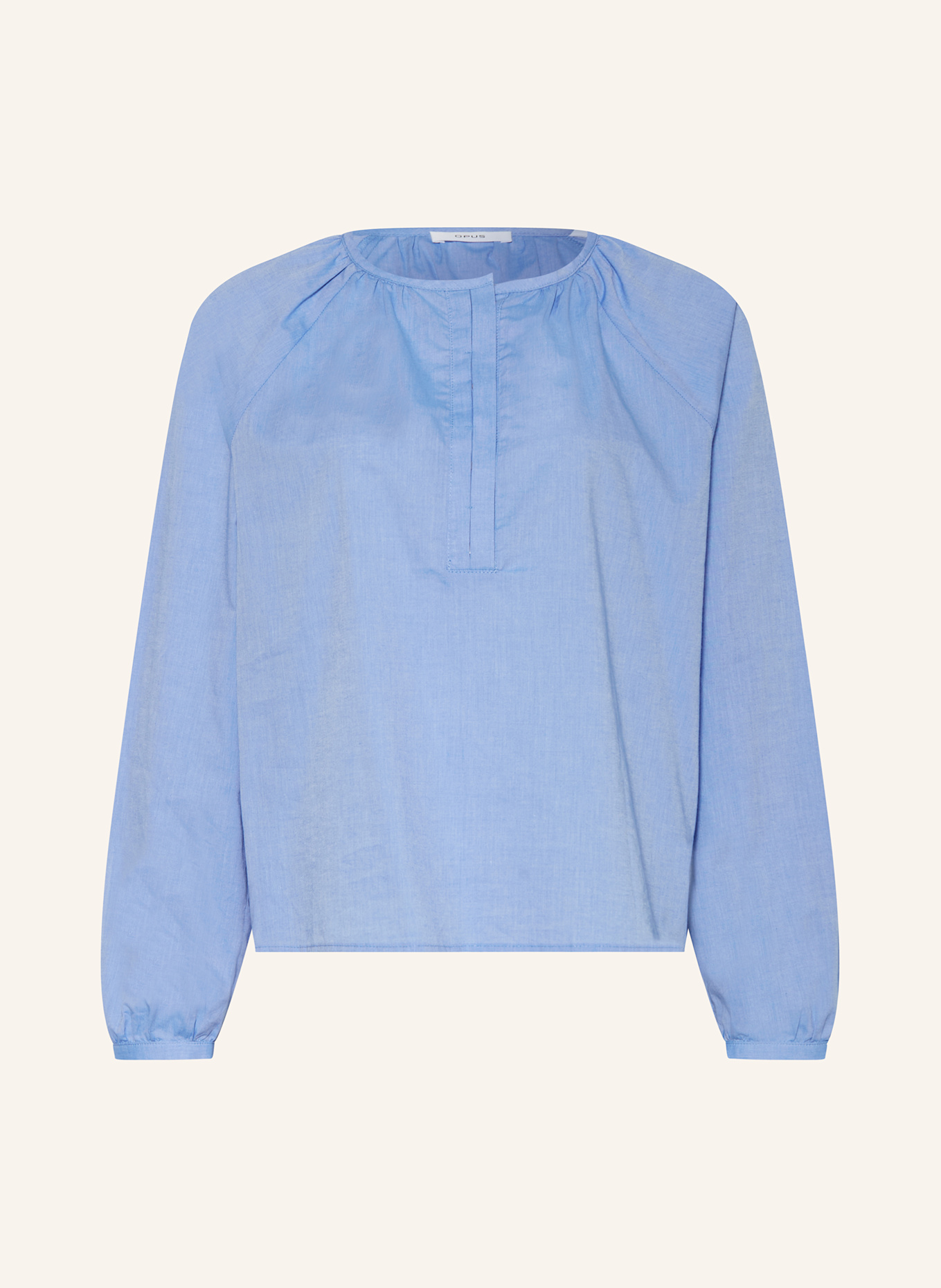 OPUS Blusenshirt FIDORA: HELLBLAU