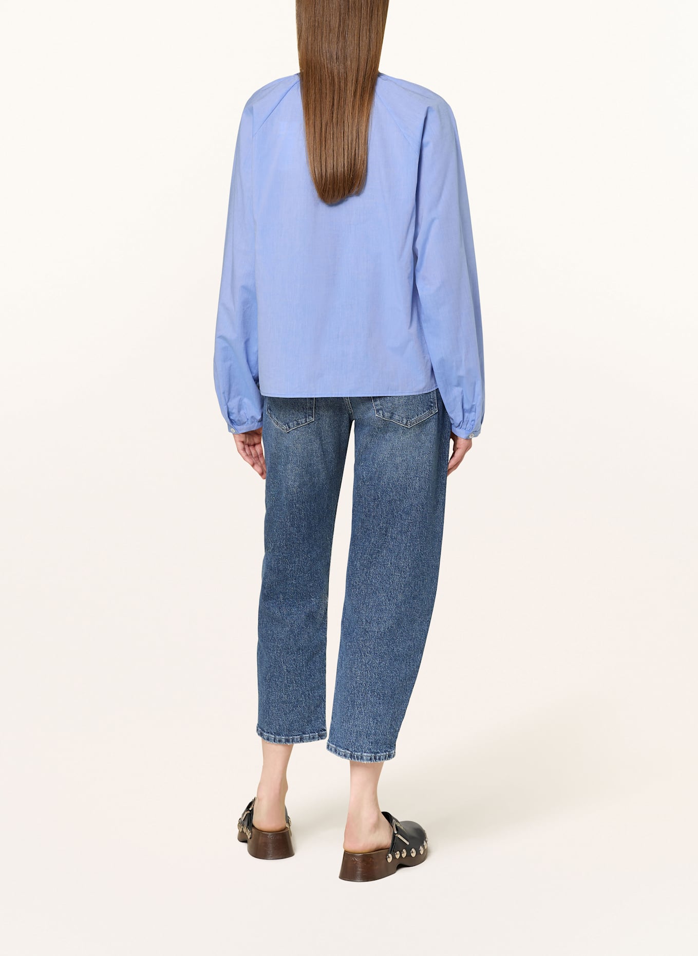 OPUS Blusenshirt FIDORA: HELLBLAU