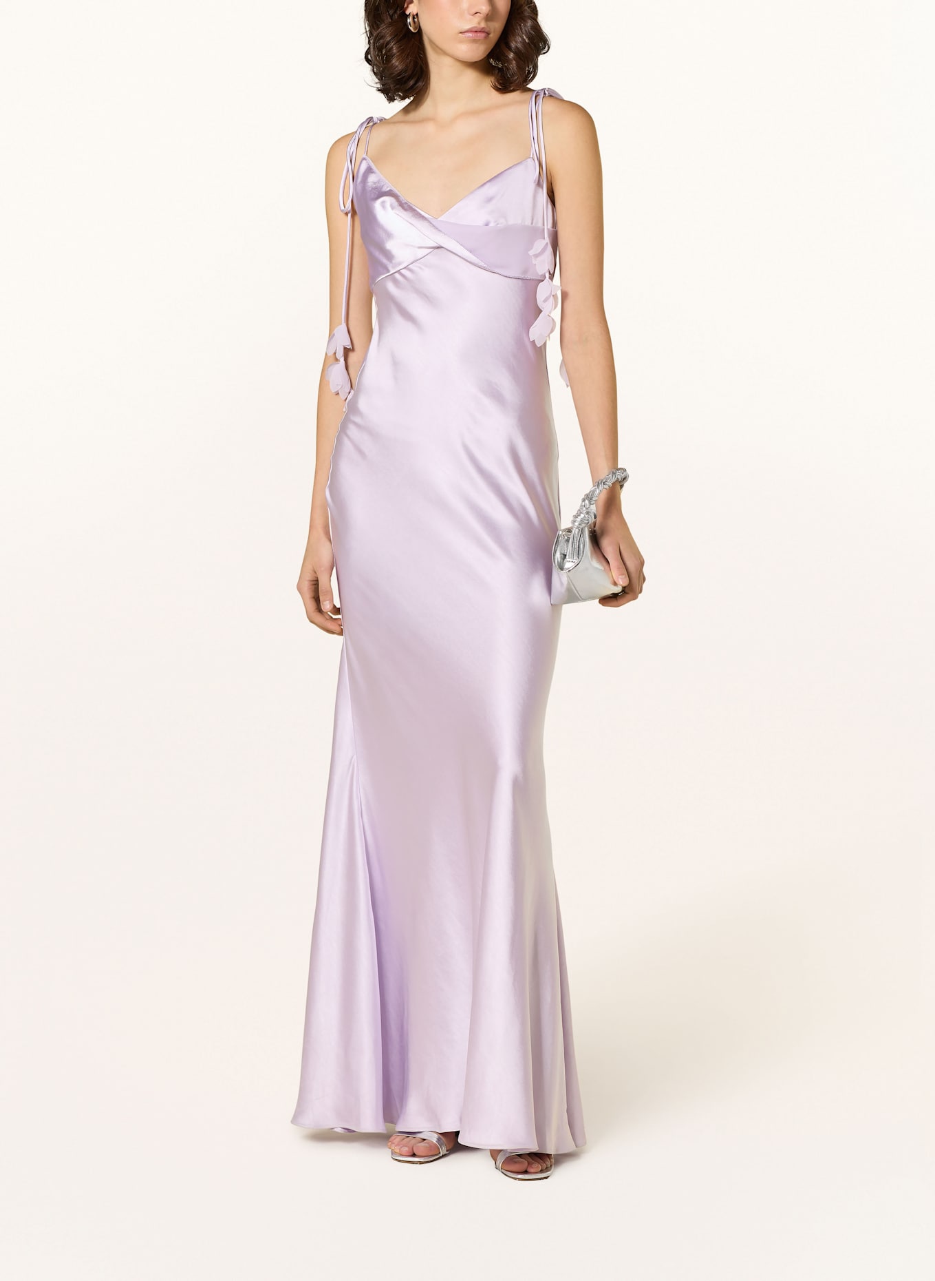 self-portrait Abendkleid: HELLLILA