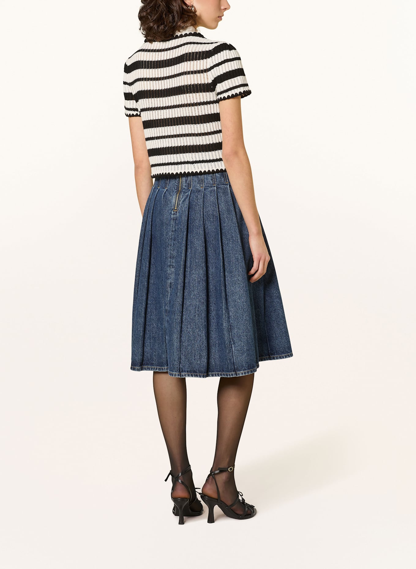 self-portrait Jeansrock: BLUE BLUE