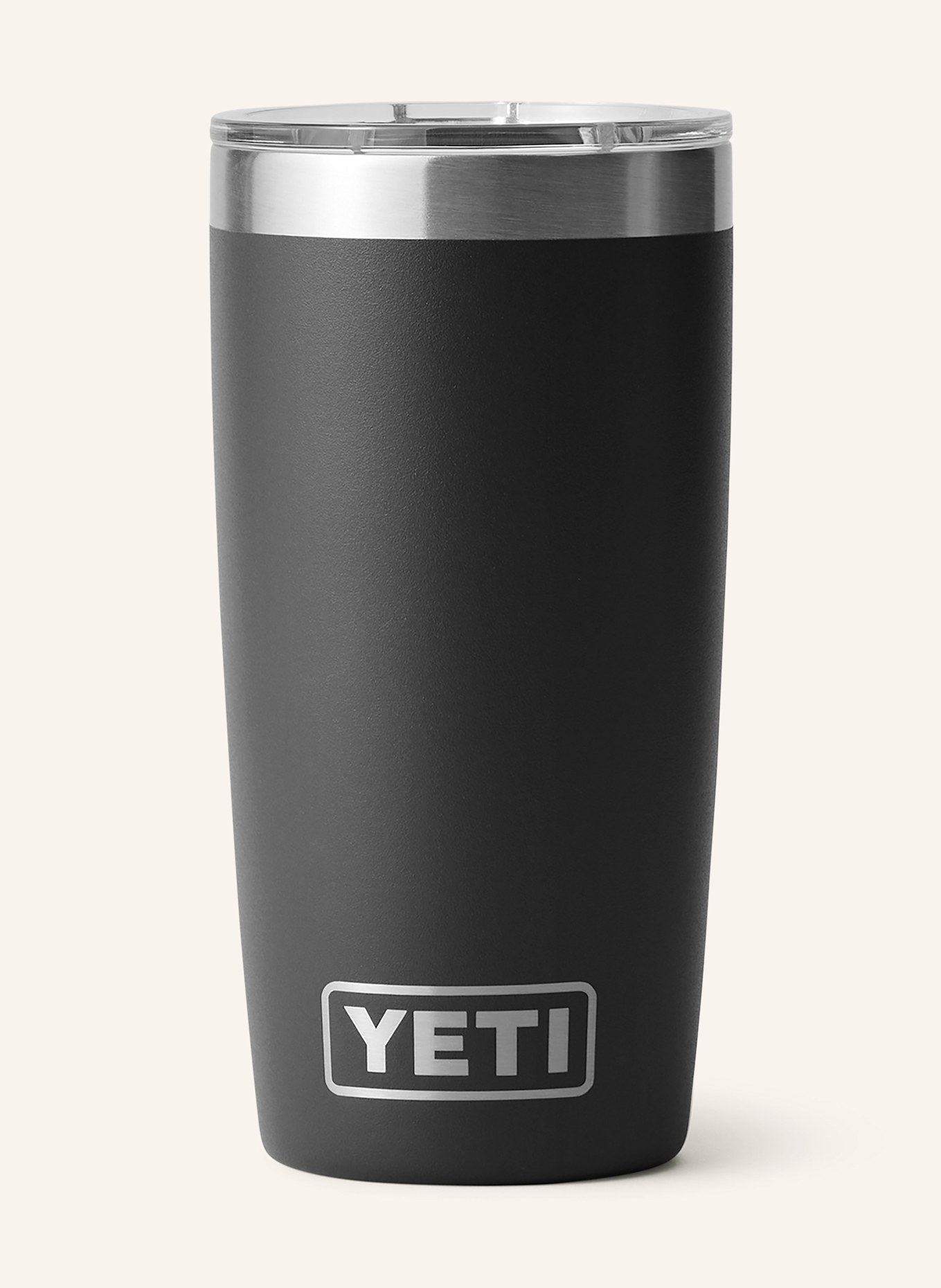 YETI Thermos mug RAMBLER®: BLACK / SILVER