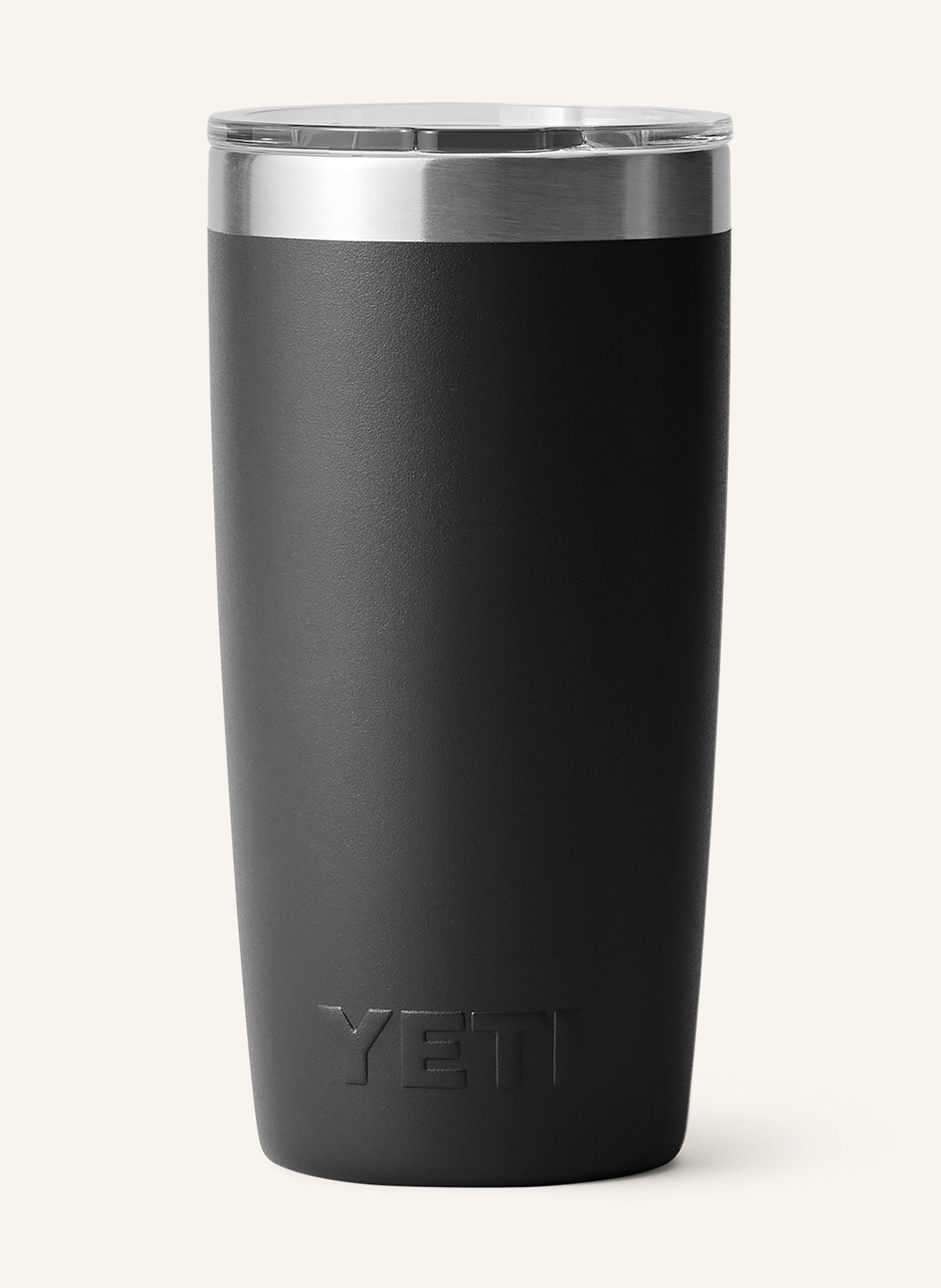 YETI Thermos mug RAMBLER®: BLACK / SILVER