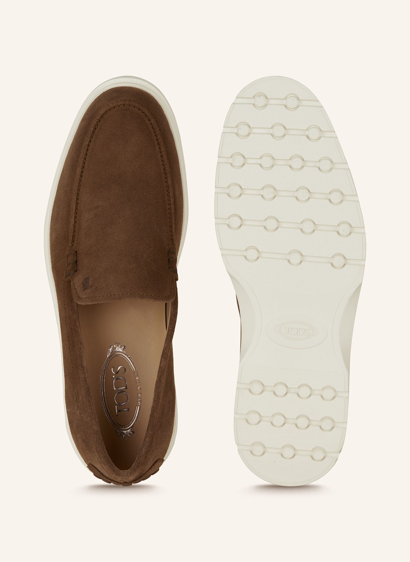 TOD'S Slip-ons: BROWN