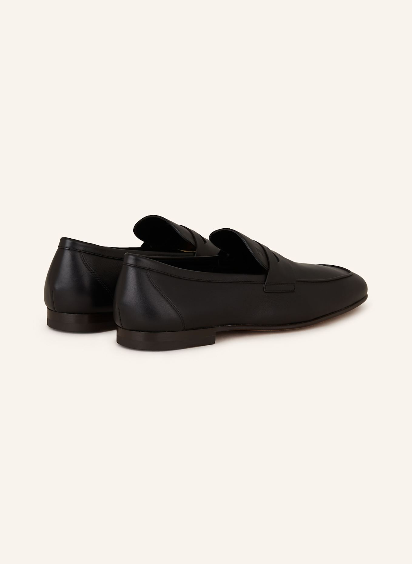 TOD'S Penny loafers: CZARNY