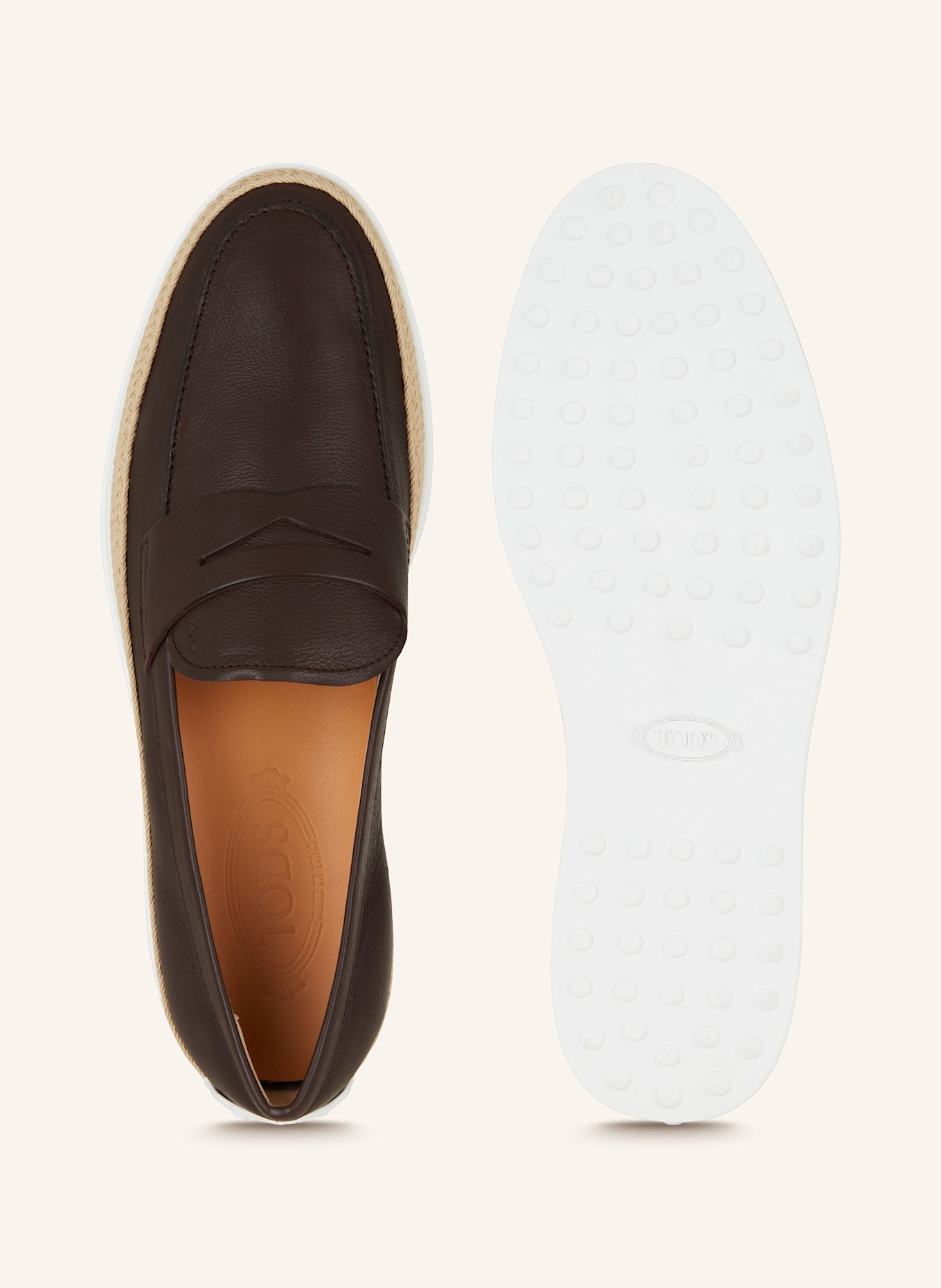 TOD'S Penny loafers: DARK BROWN (Image 5)
