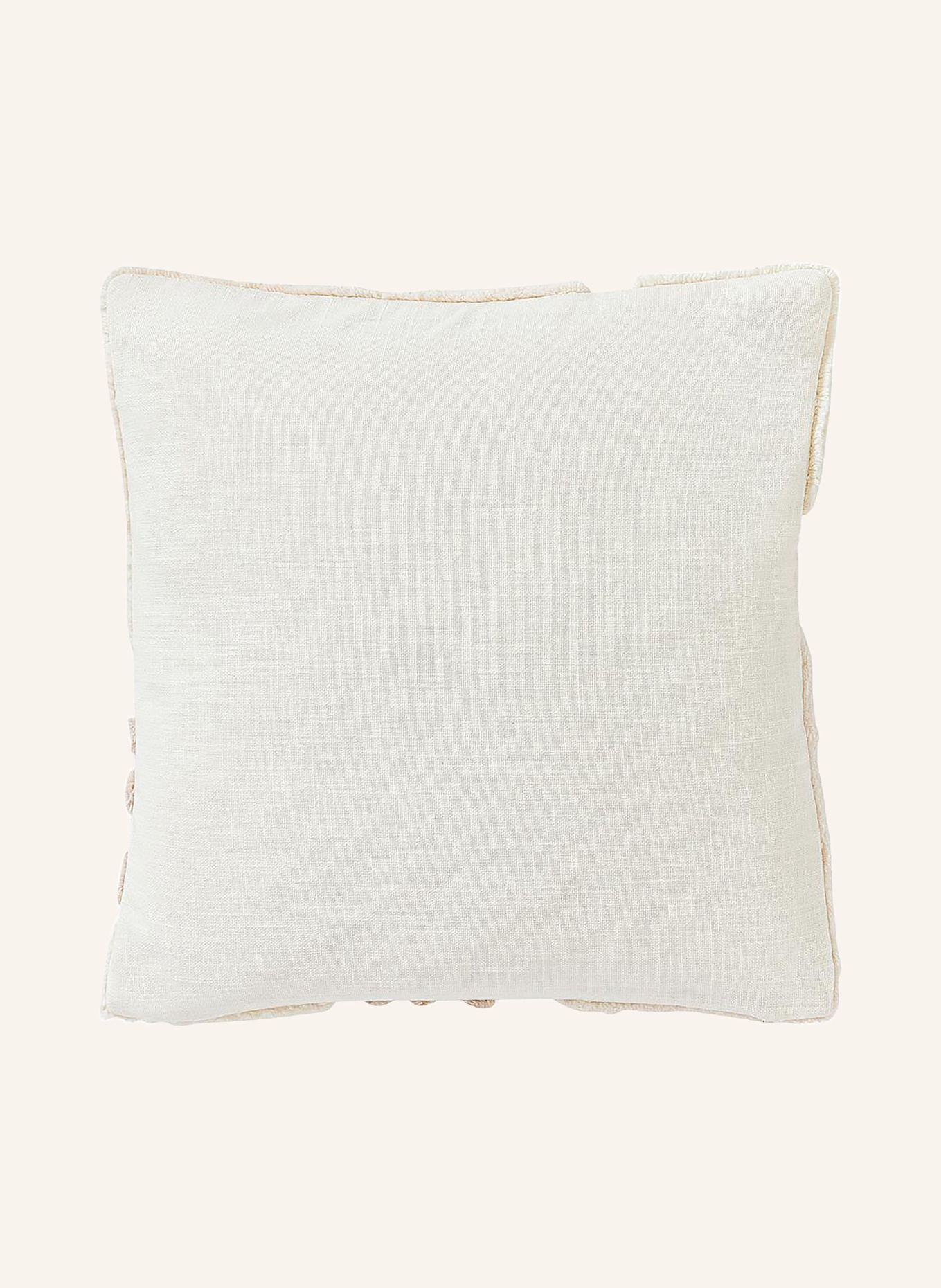 Westwing Collection Decorative cushion cover CORALINE: CREAM / BEIGE
