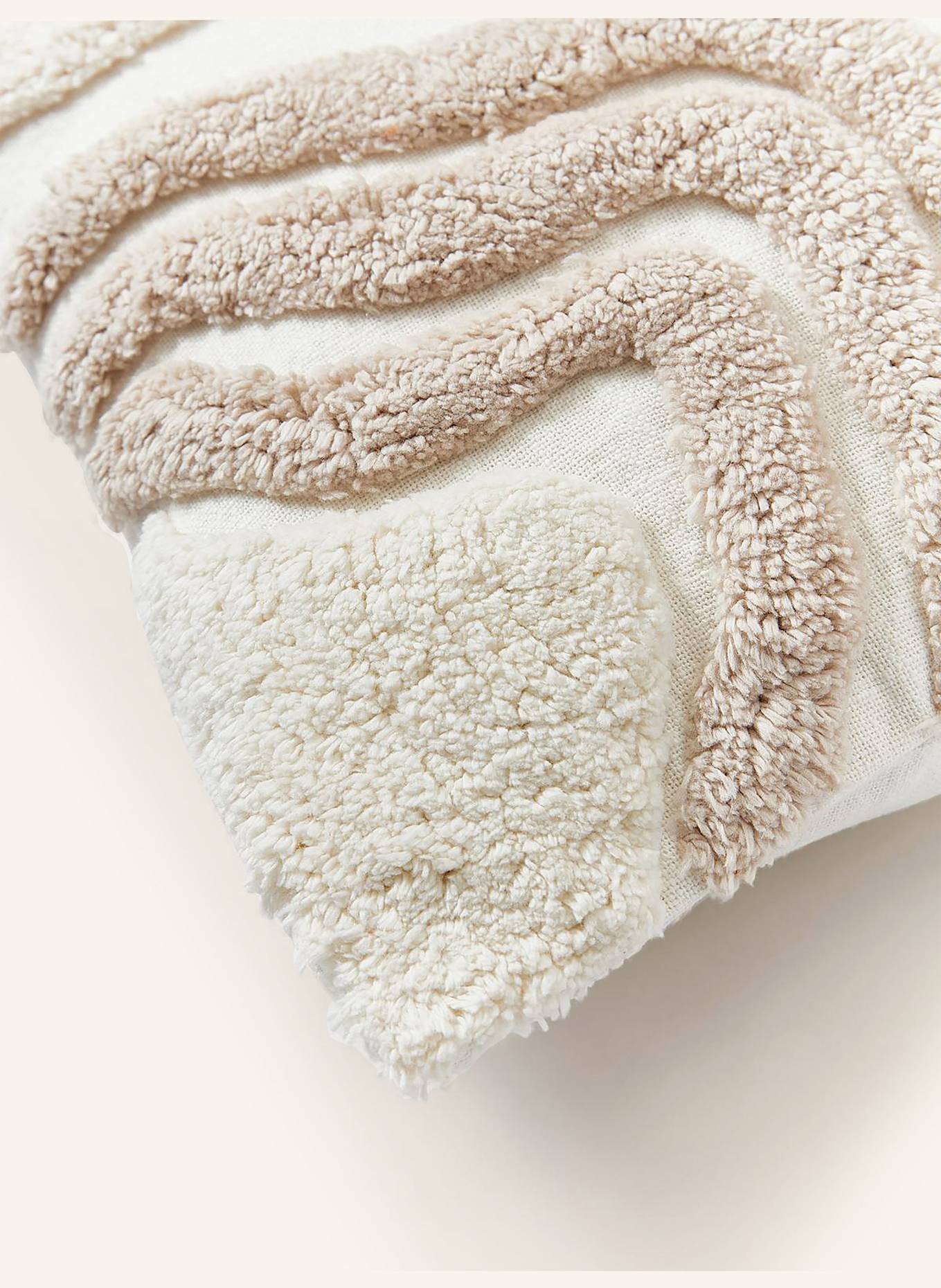 Westwing Collection Decorative cushion cover CORALINE: CREAM / BEIGE