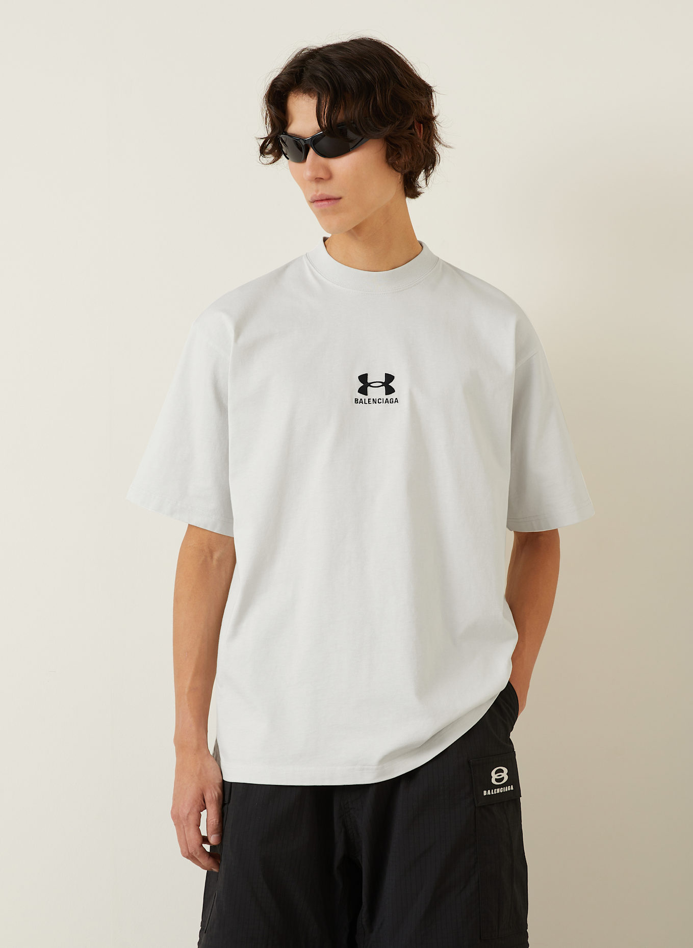 BALENCIAGA T-Shirt: HELLGRAU