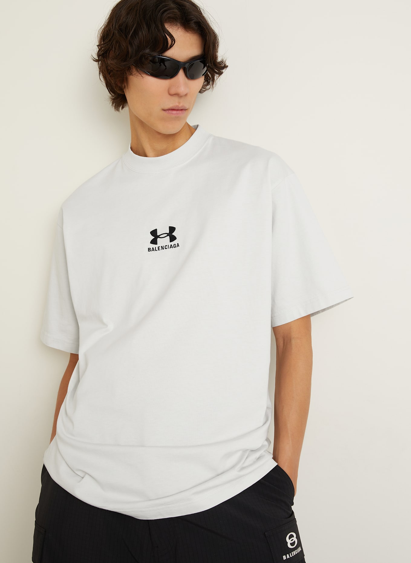 BALENCIAGA T-Shirt: HELLGRAU