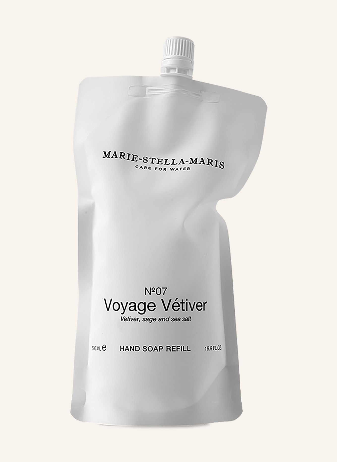 MARIE-STELLA-MARIS Handseife Nachfüller VOYAGE VÉTIVER: TRANSPARENT