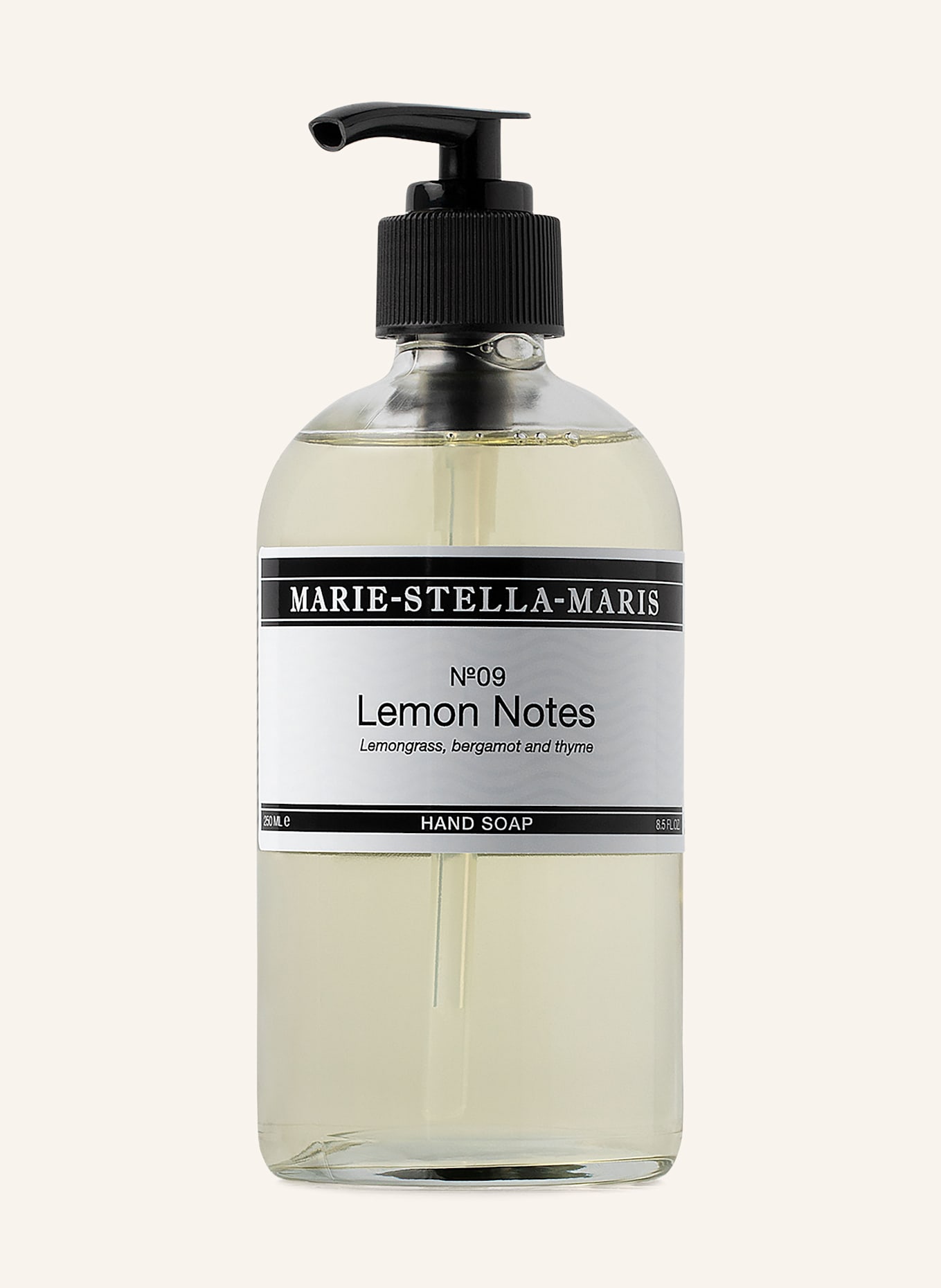 MARIE-STELLA-MARIS Mydło do rąk LEMON NOTES: TRANSPARENT