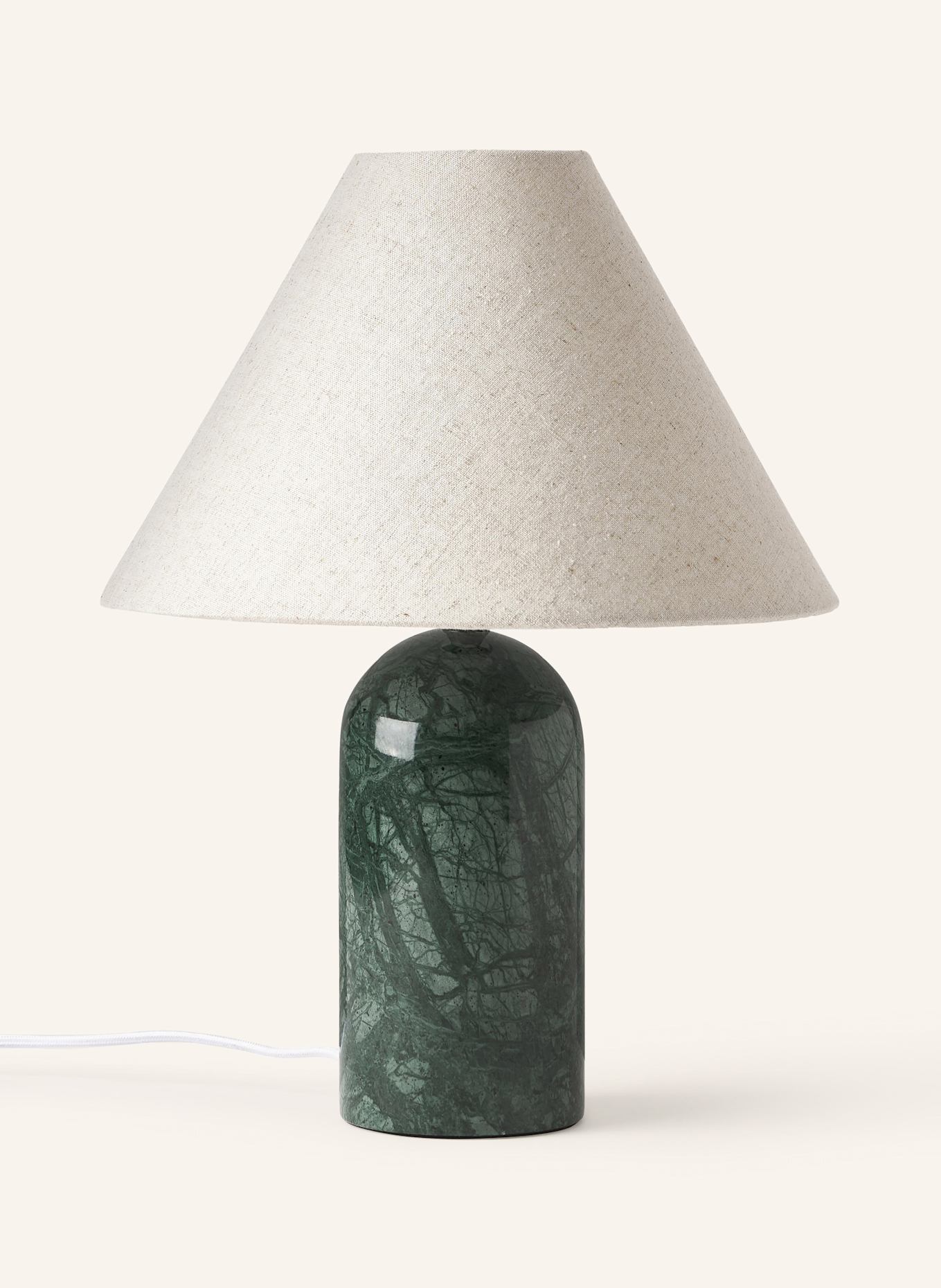 Westwing Collection Tischleuchte GIA: BEIGE / GRÜN