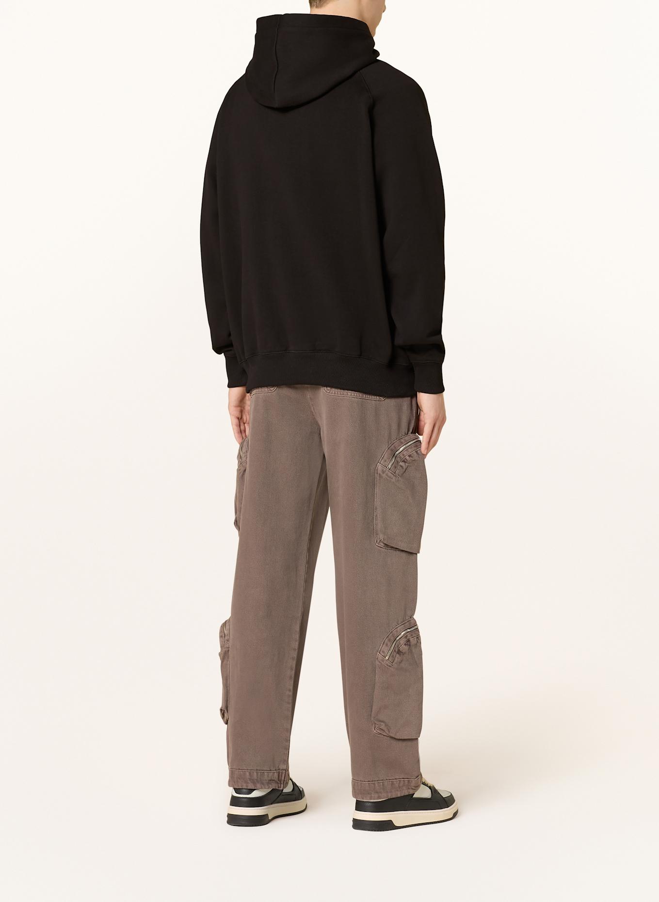 PEGADOR Jeansy bojówki YARVITE regular fit: CIEMNOBRĄZOWY