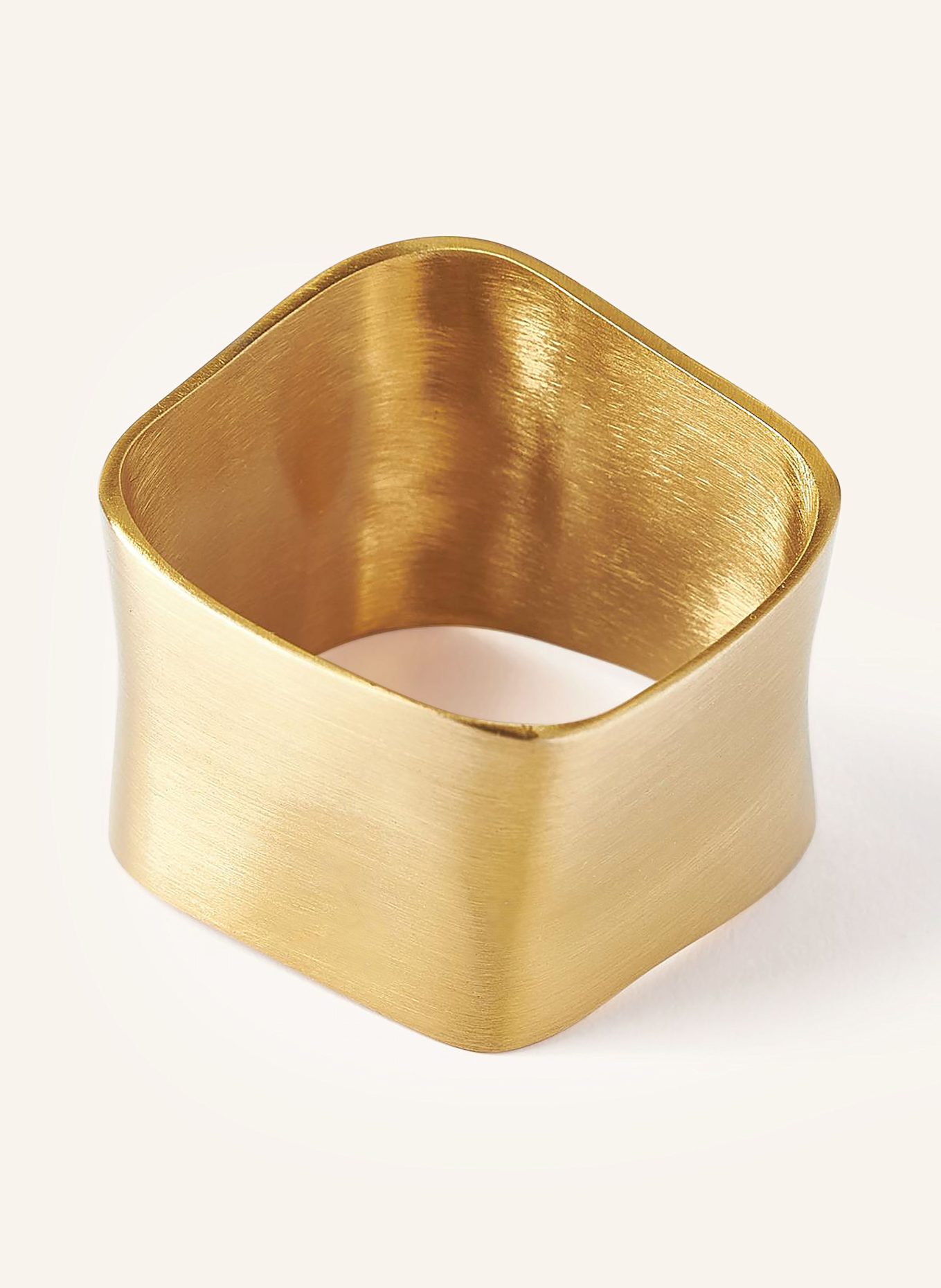 Westwing Collection 4er-Set Serviettenringe CUFF: GOLD