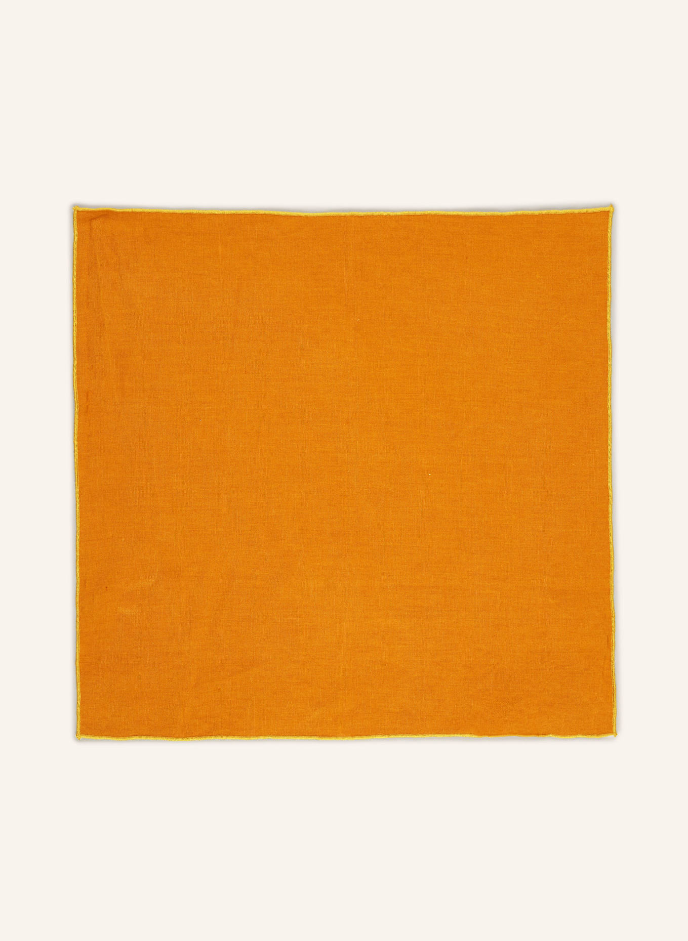 Westwing Collection Serwetki tkaninowe KENNEDY z lnu, zestaw 4 szt.: POMARAŃCZOWY