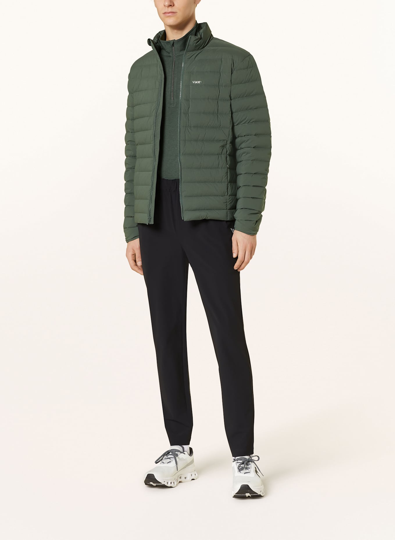 vuori Funkční bunda STEADFAST: TMAVĚ ZELENÁ