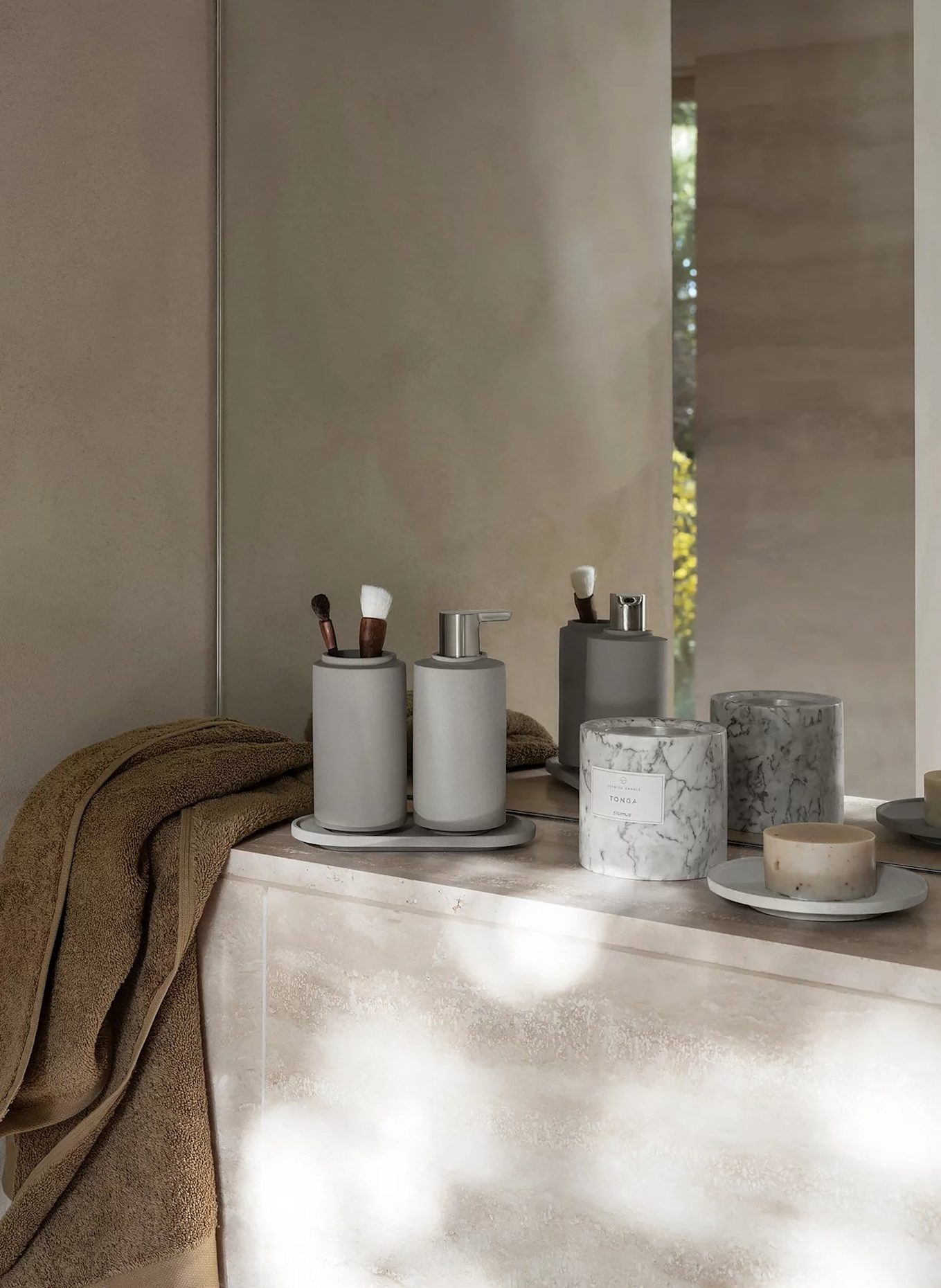 blomus Seifenschale CRETO: HELLGRAU