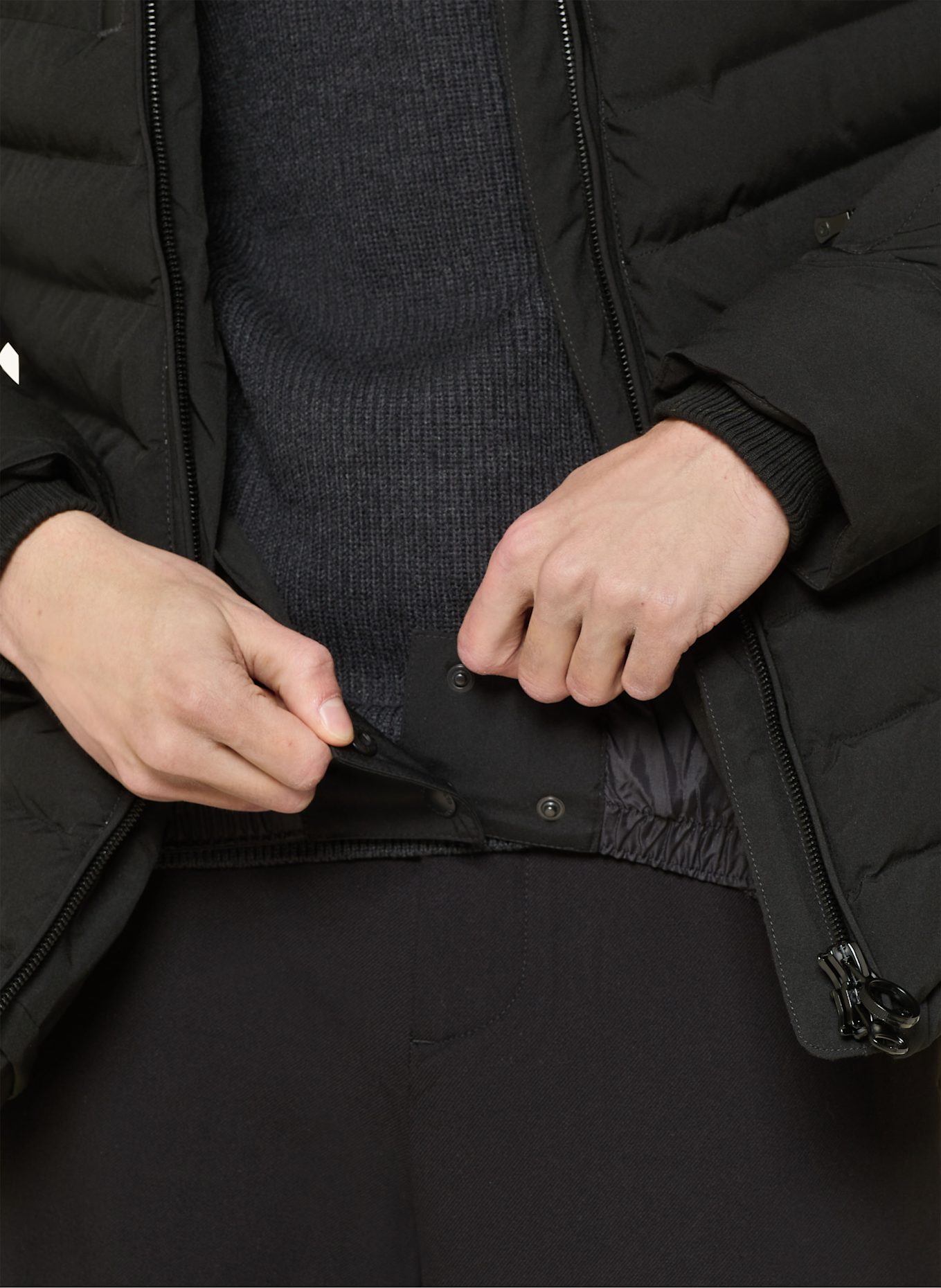 WELLENSTEYN Steppjacke CARMENERE: SCHWARZ