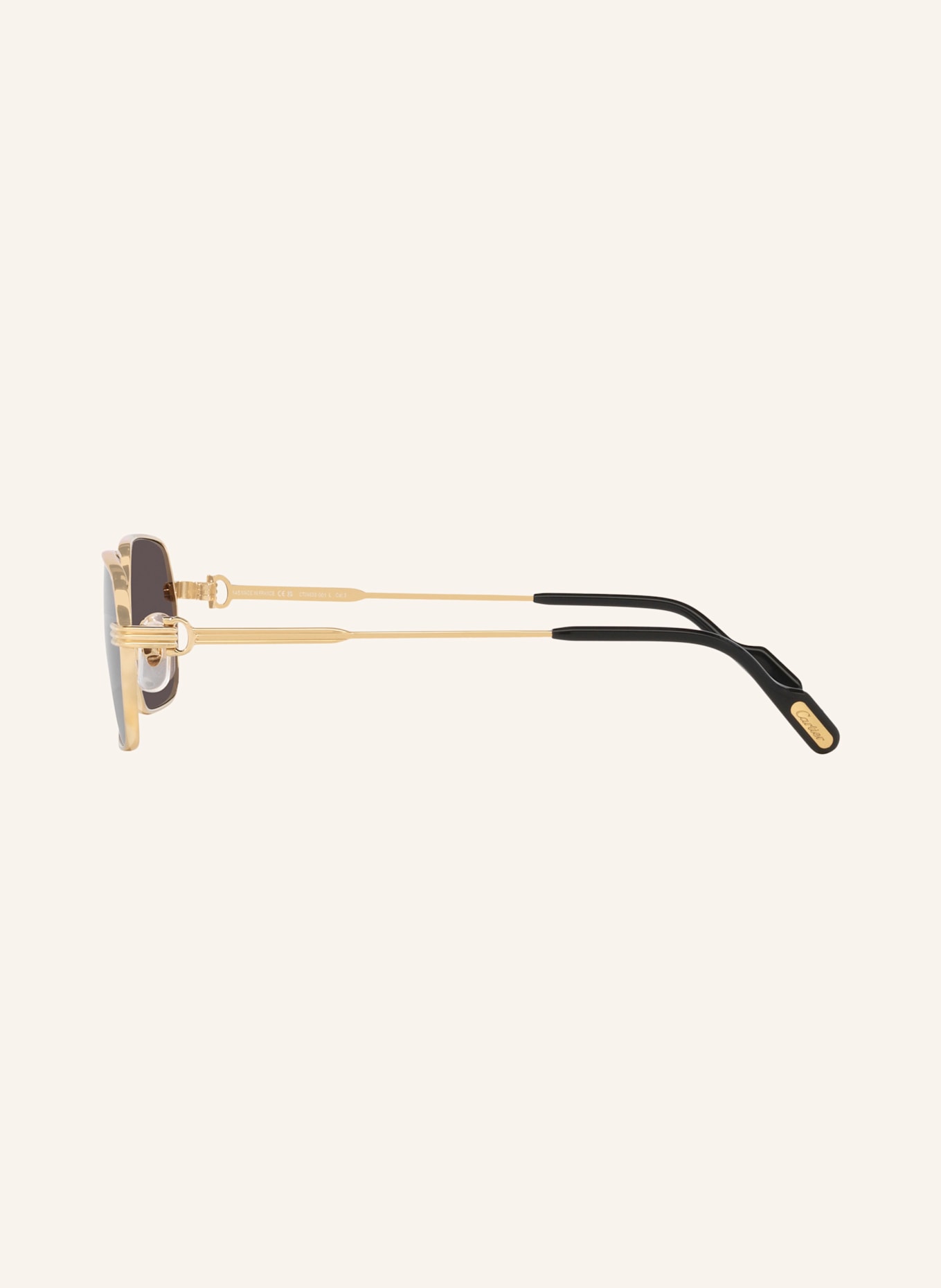 Cartier Sonnenbrille 6L001750: 2300L1 - GOLD/ GRAU