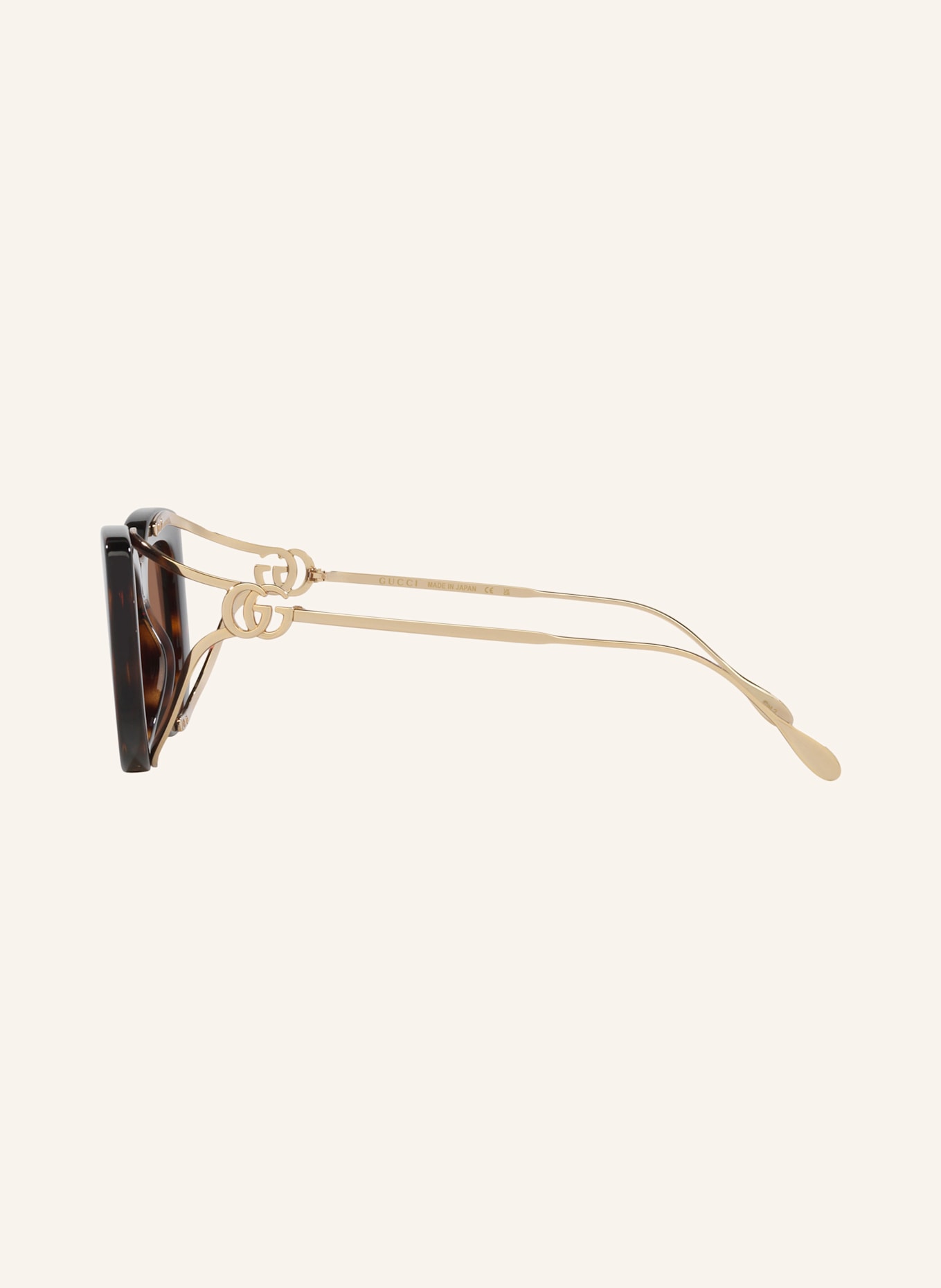 GUCCI Sonnenbrille GC002272: 4402D1 - HAVANA/ SCHWARZ