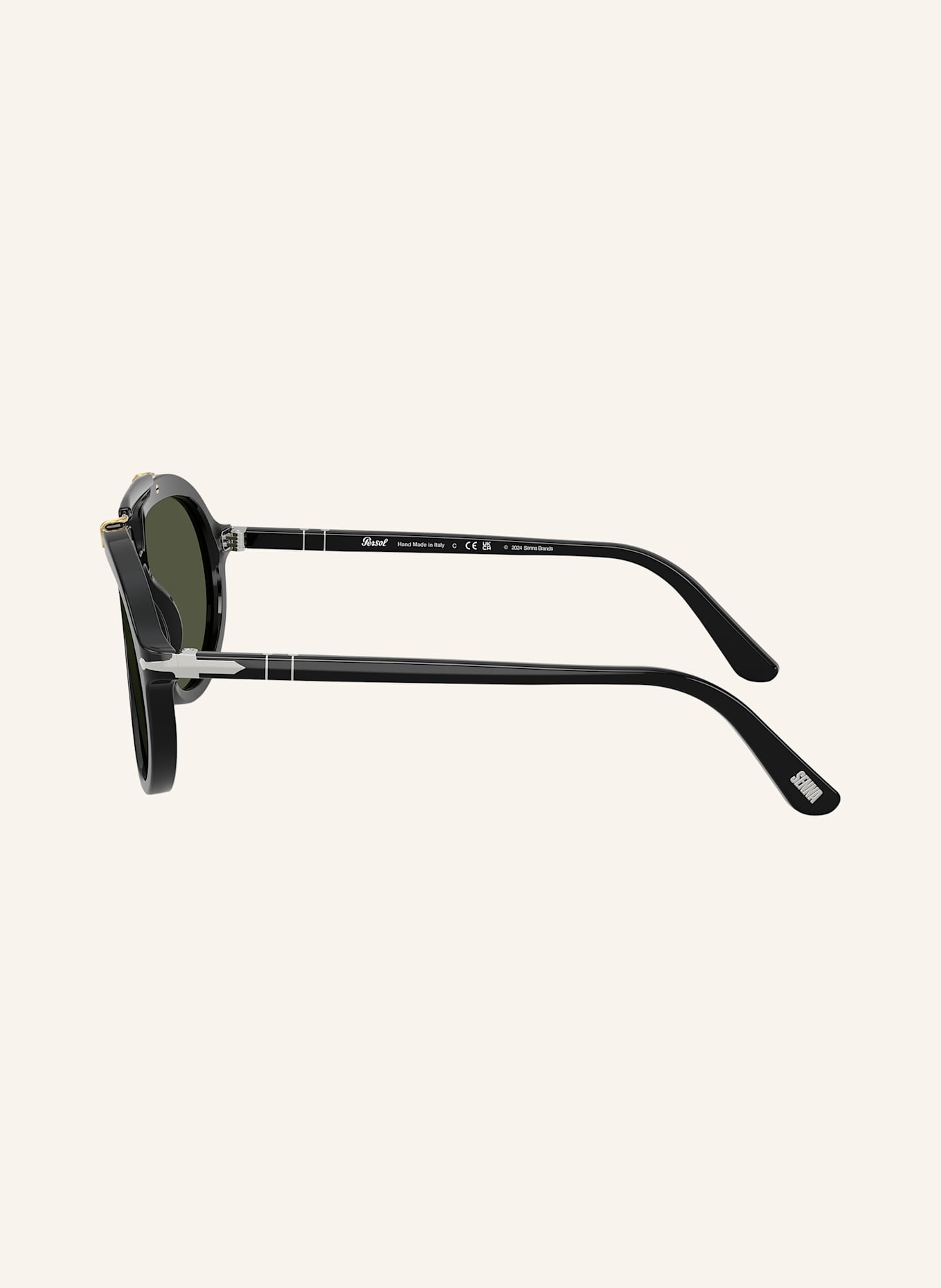 Persol Lunettes de soleil PO0202S: 95/31 - NOIR/ VERT
