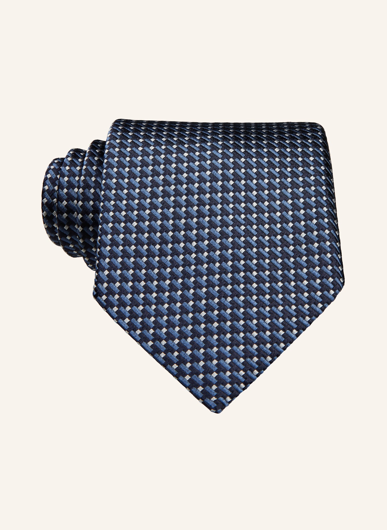 ZEGNA Tie: DARK BLUE / BLUE
