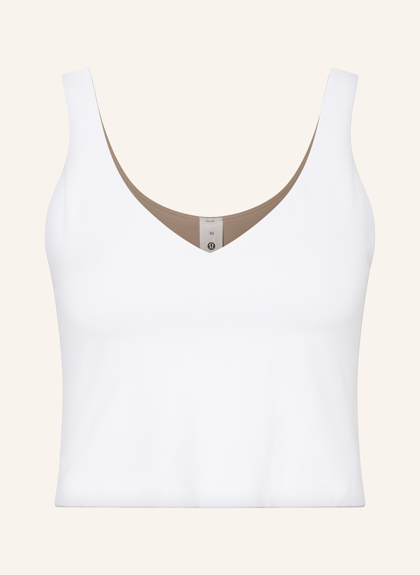 lululemon Cropped top ALIGN in white