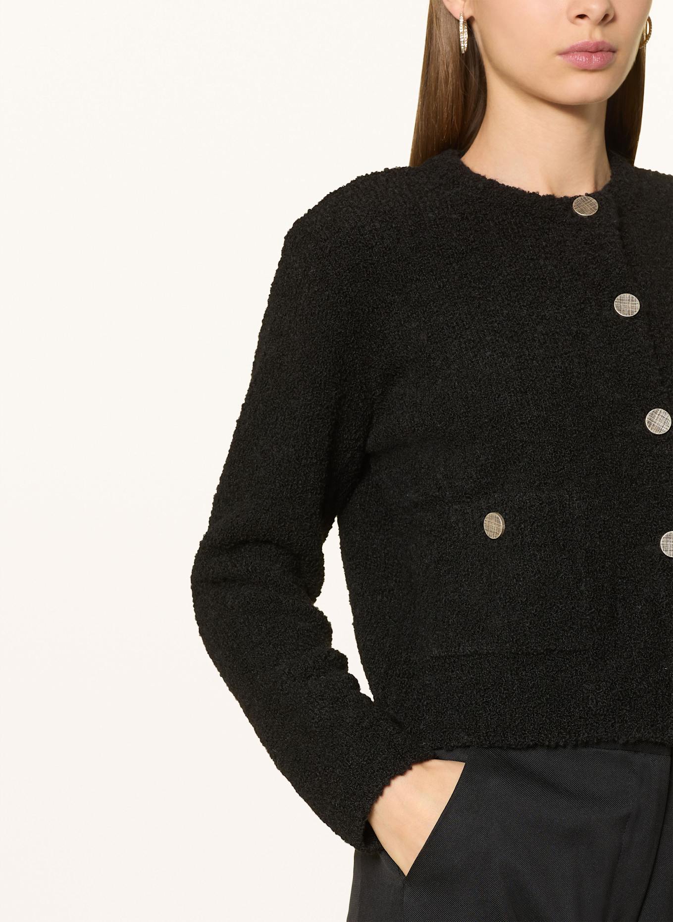 Rich & Royal Strickjacke: SCHWARZ