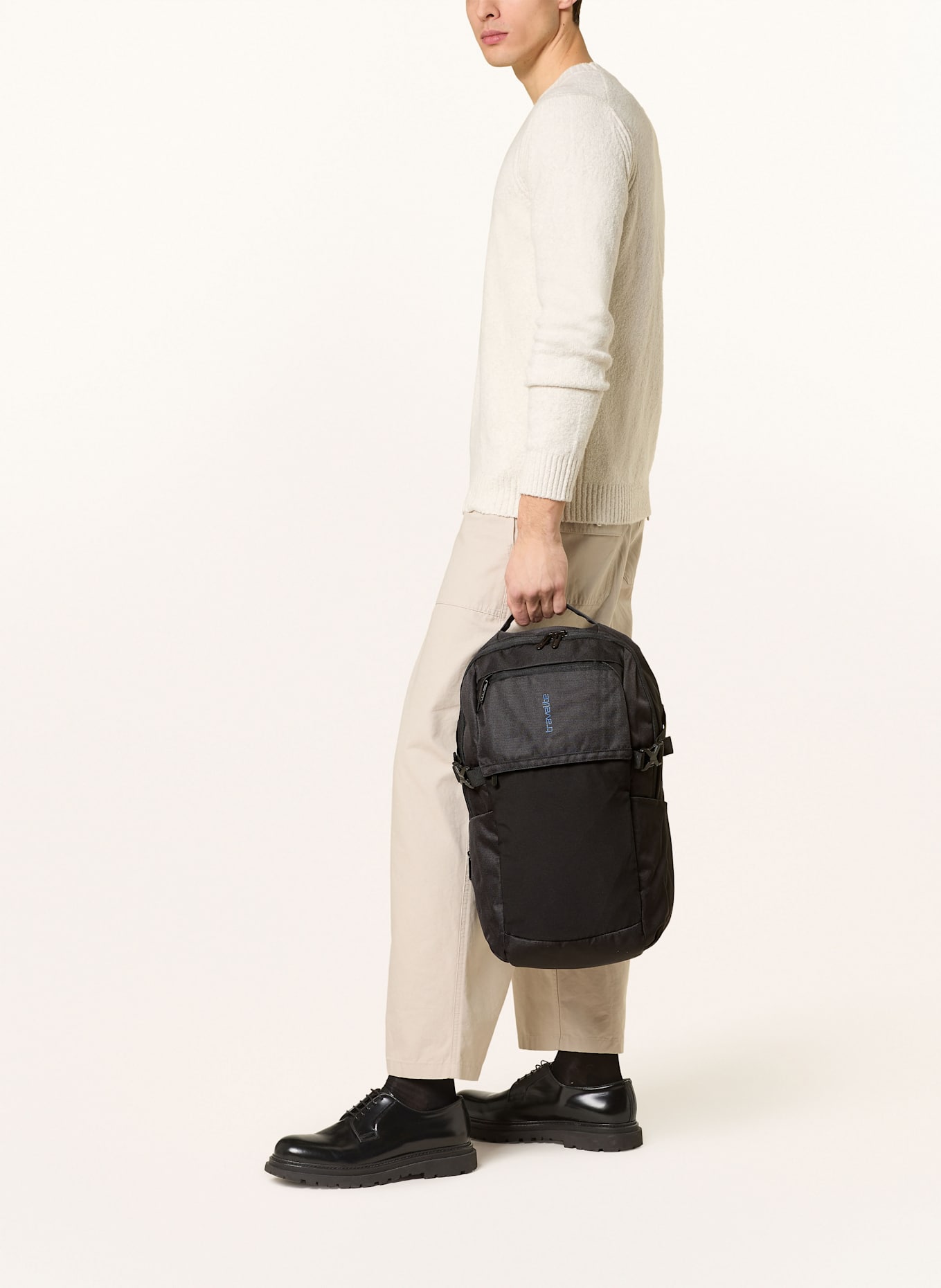 travelite Rucksack PATHWAY ALLROUND mit Laptop-Fach: SCHWARZ