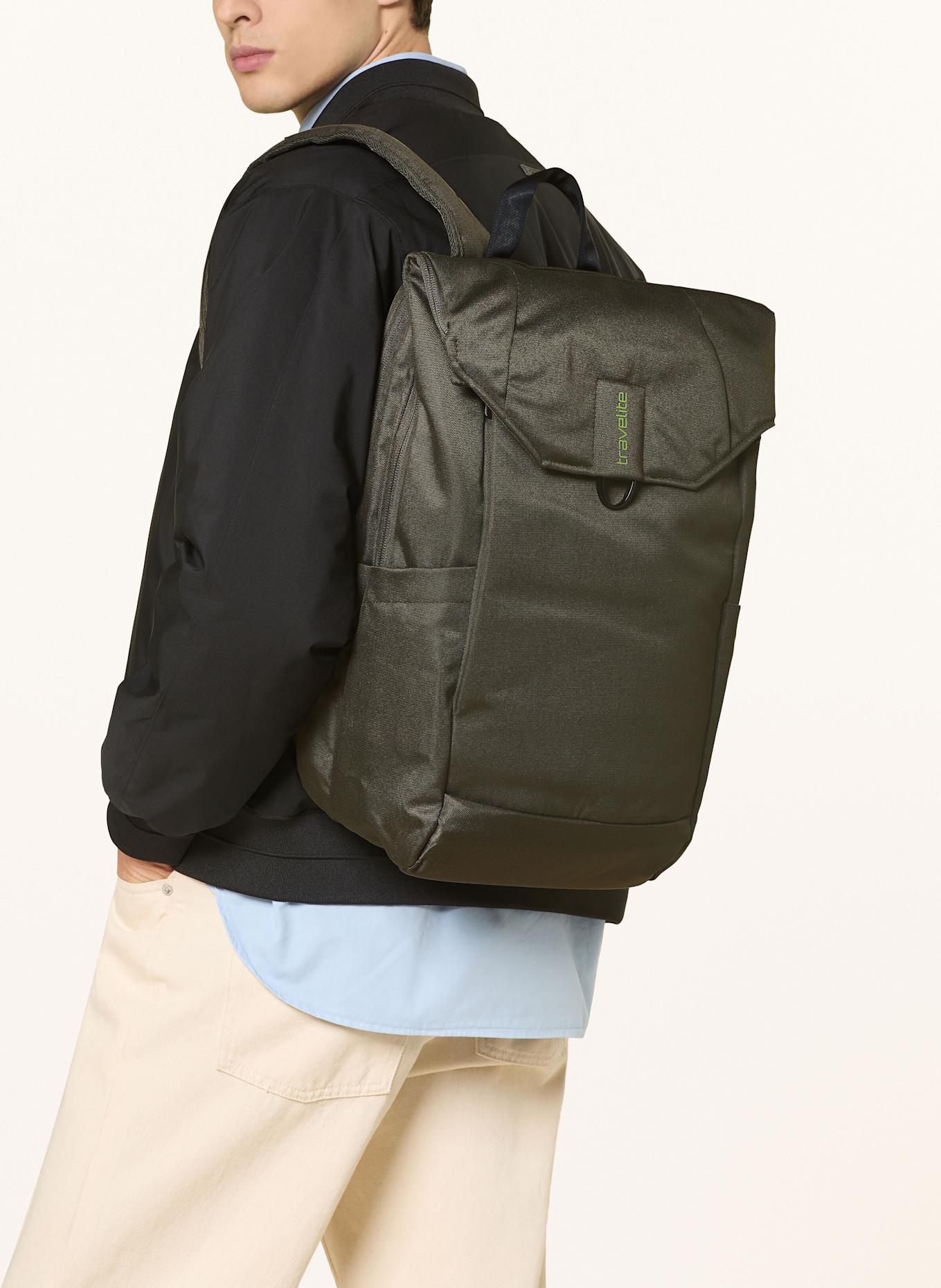 travelite Rucksack PATHWAY FOLD 24 l mit Laptop-Fach: KHAKI