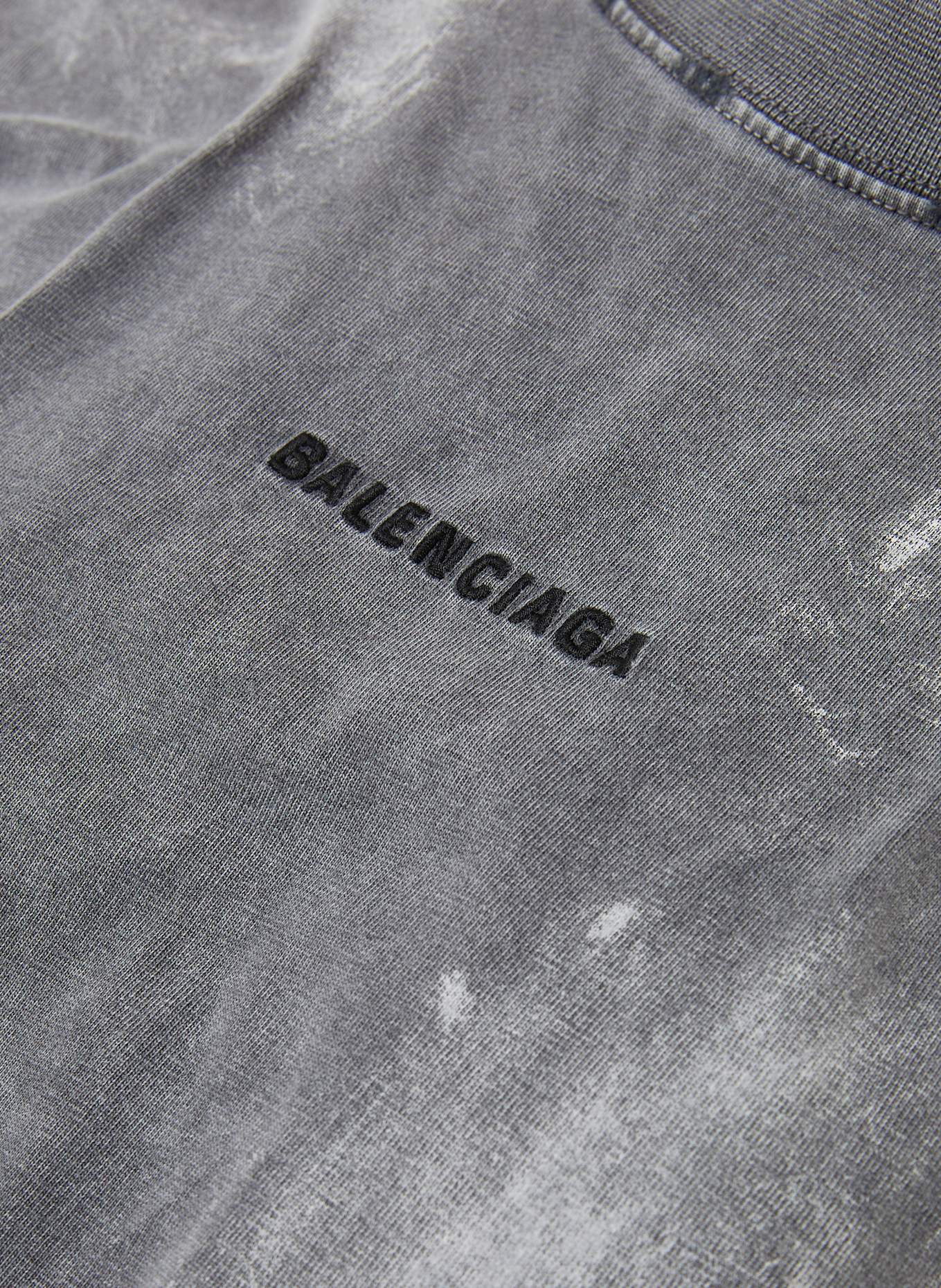 BALENCIAGA T-shirt: SZARY/ JASNOCZARY