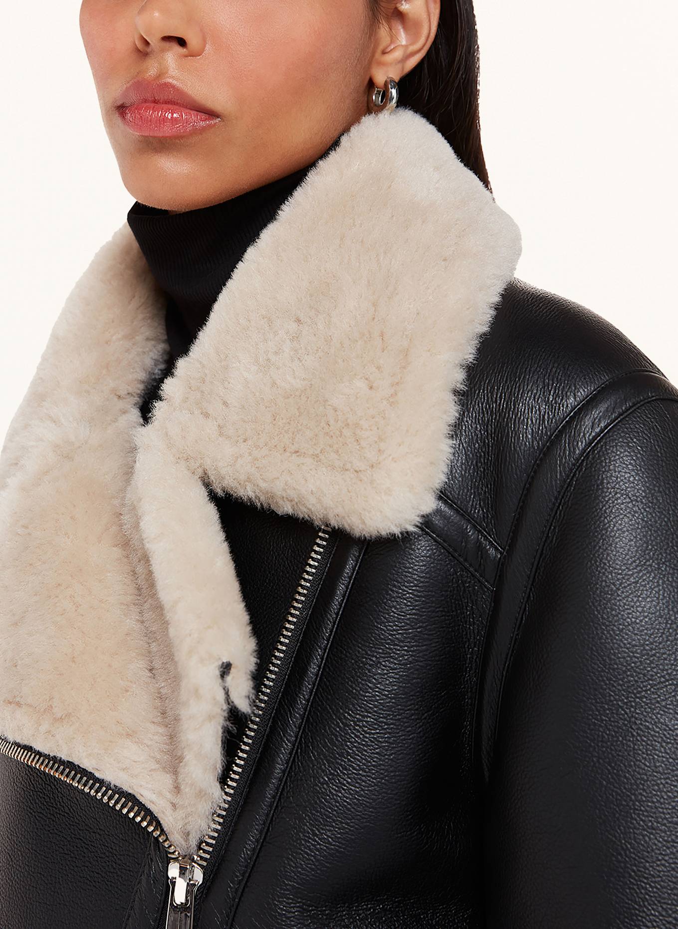 Whistles leather jacket on sale