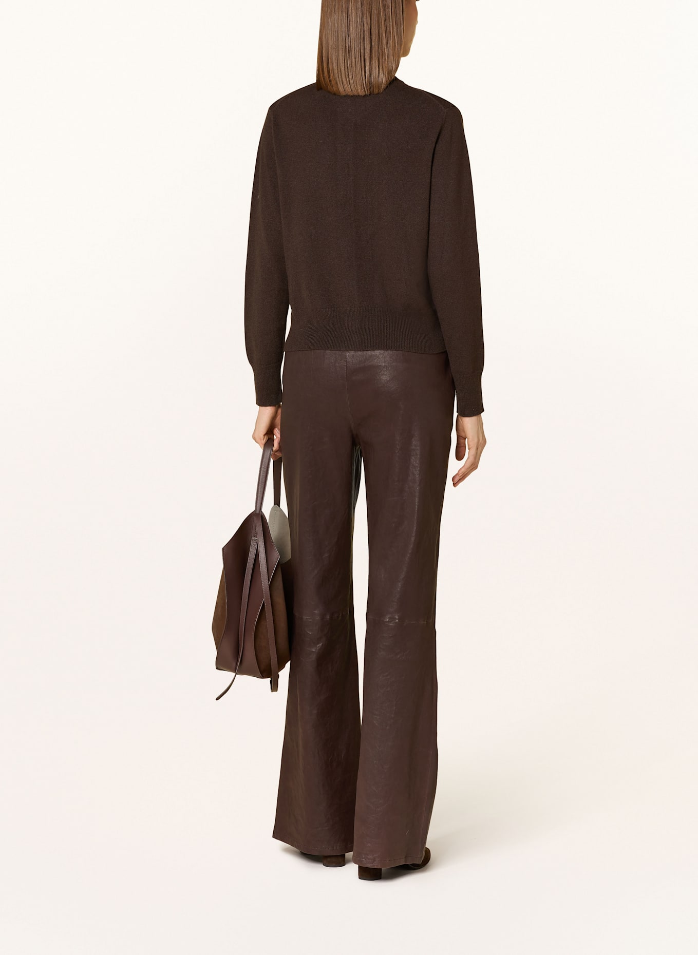 lilienfels Strickjacke aus Cashmere: DUNKELBRAUN