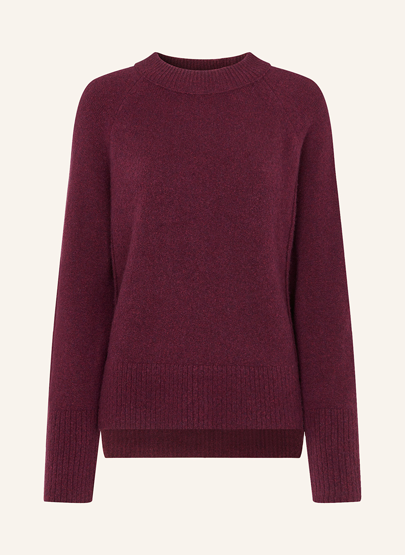 WHISTLES Sweater: DARK RED