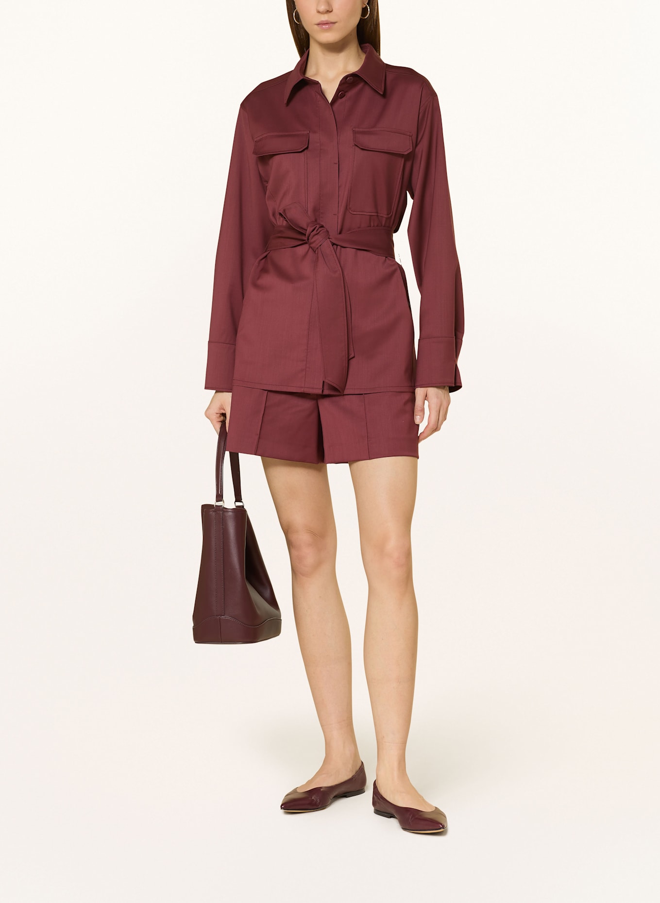 BOGNER Bluse: DUNKELROT