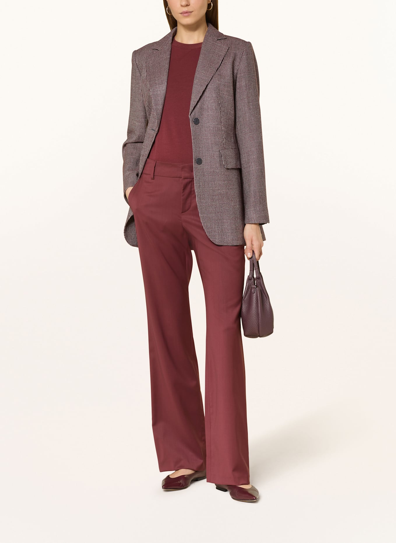 BOGNER Marlenehose JODY: DUNKELROT