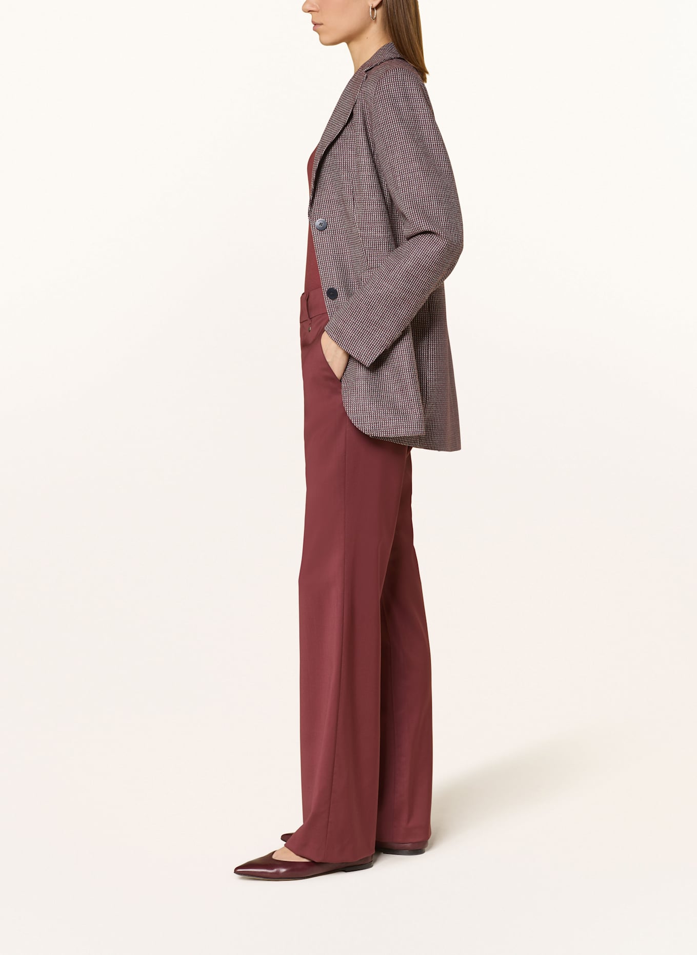 BOGNER Marlenehose JODY: DUNKELROT