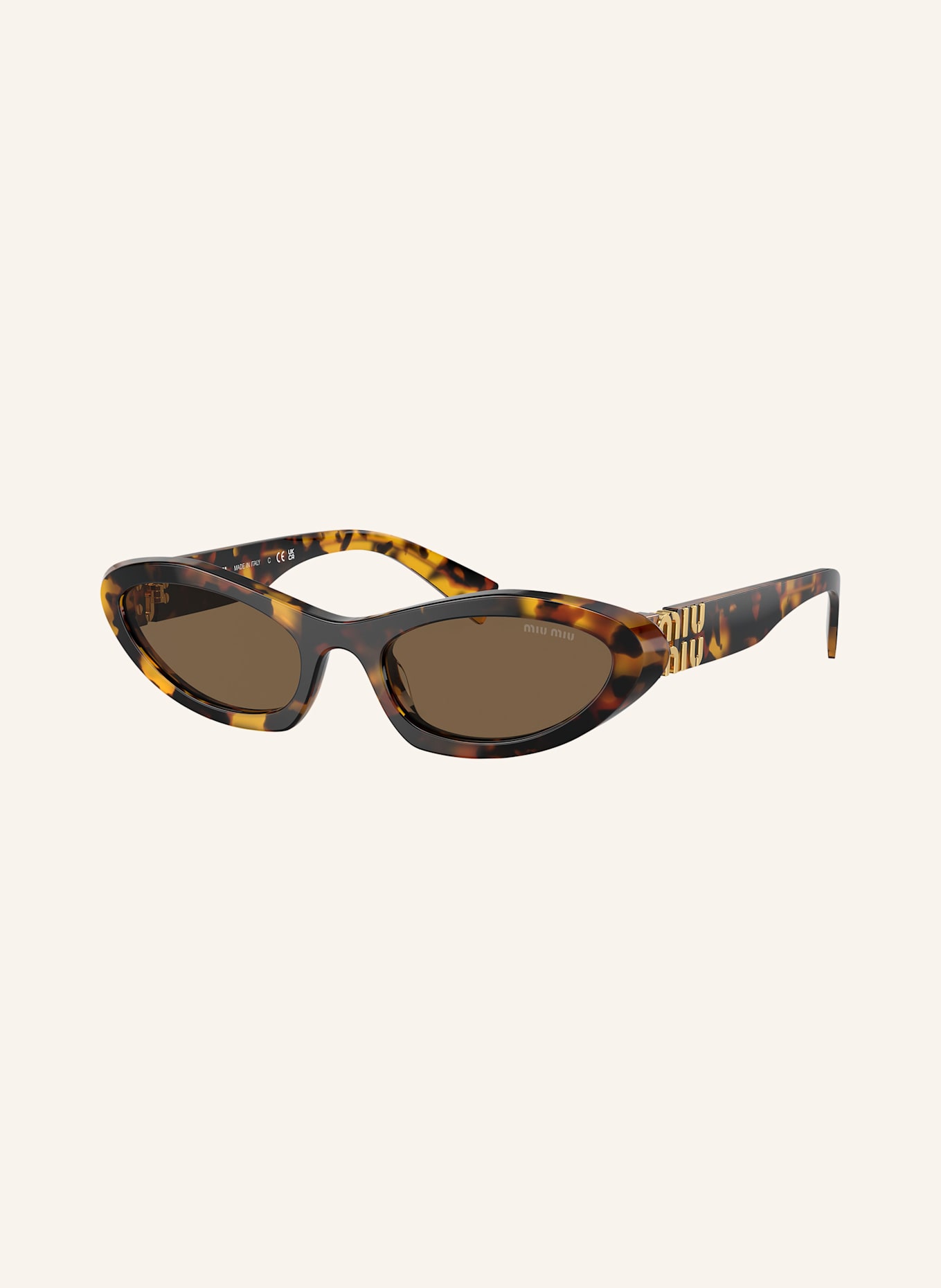 MIU MIU Sonnenbrille MU 09YS: VAU06B - HAVANA/ DUNKELBRAUN