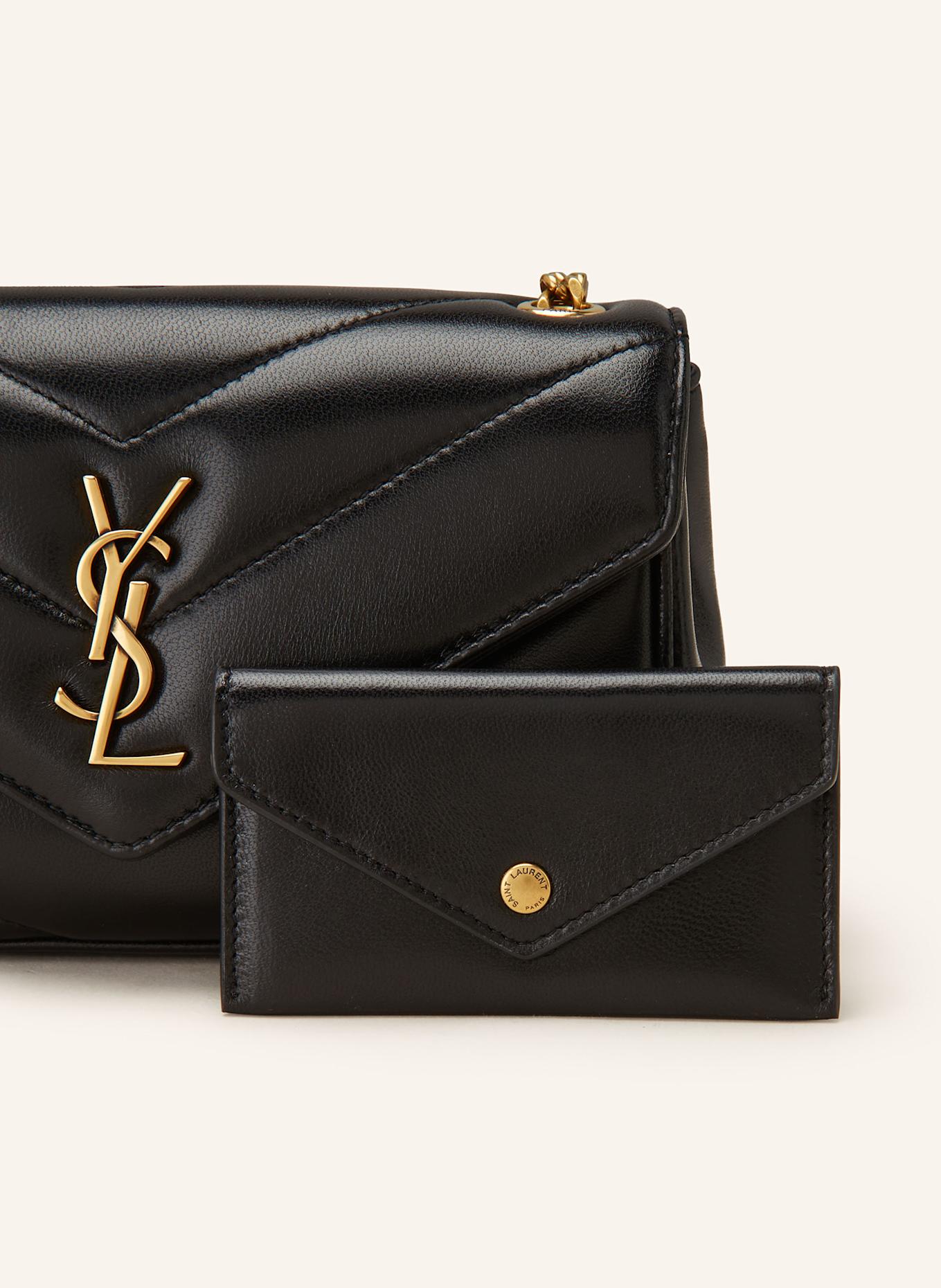 SAINT LAURENT Umhangetasche LOULOU MINI in schwarz