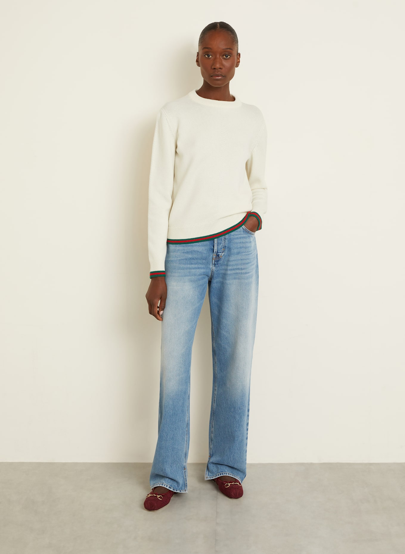 GUCCI Sweater with cashmere: gucci strawberry pendant necklace item