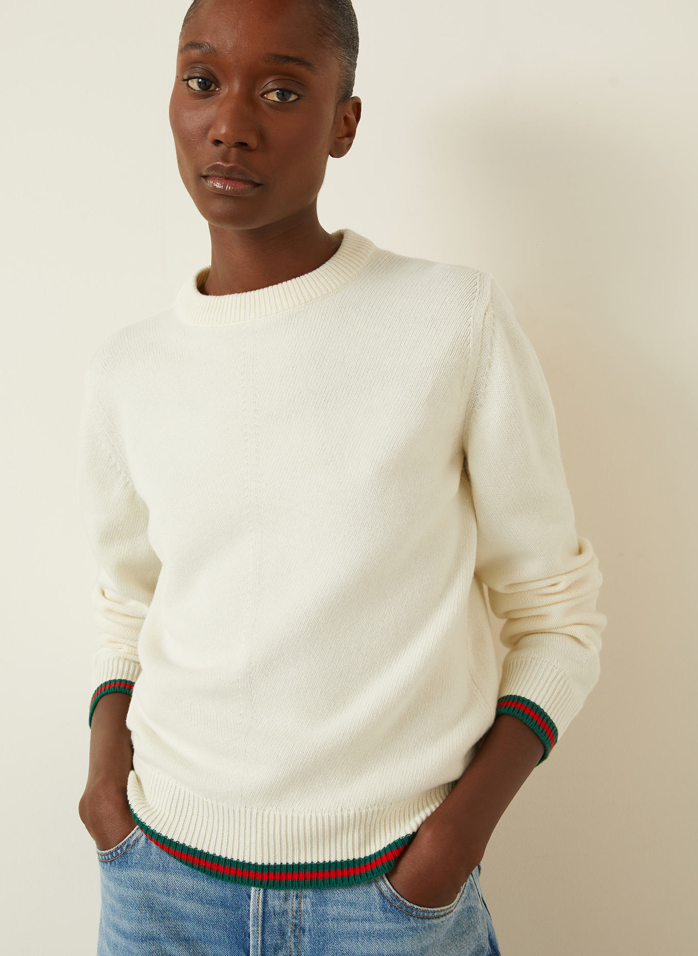 GUCCI Sweater with cashmere: gucci strawberry pendant necklace item
