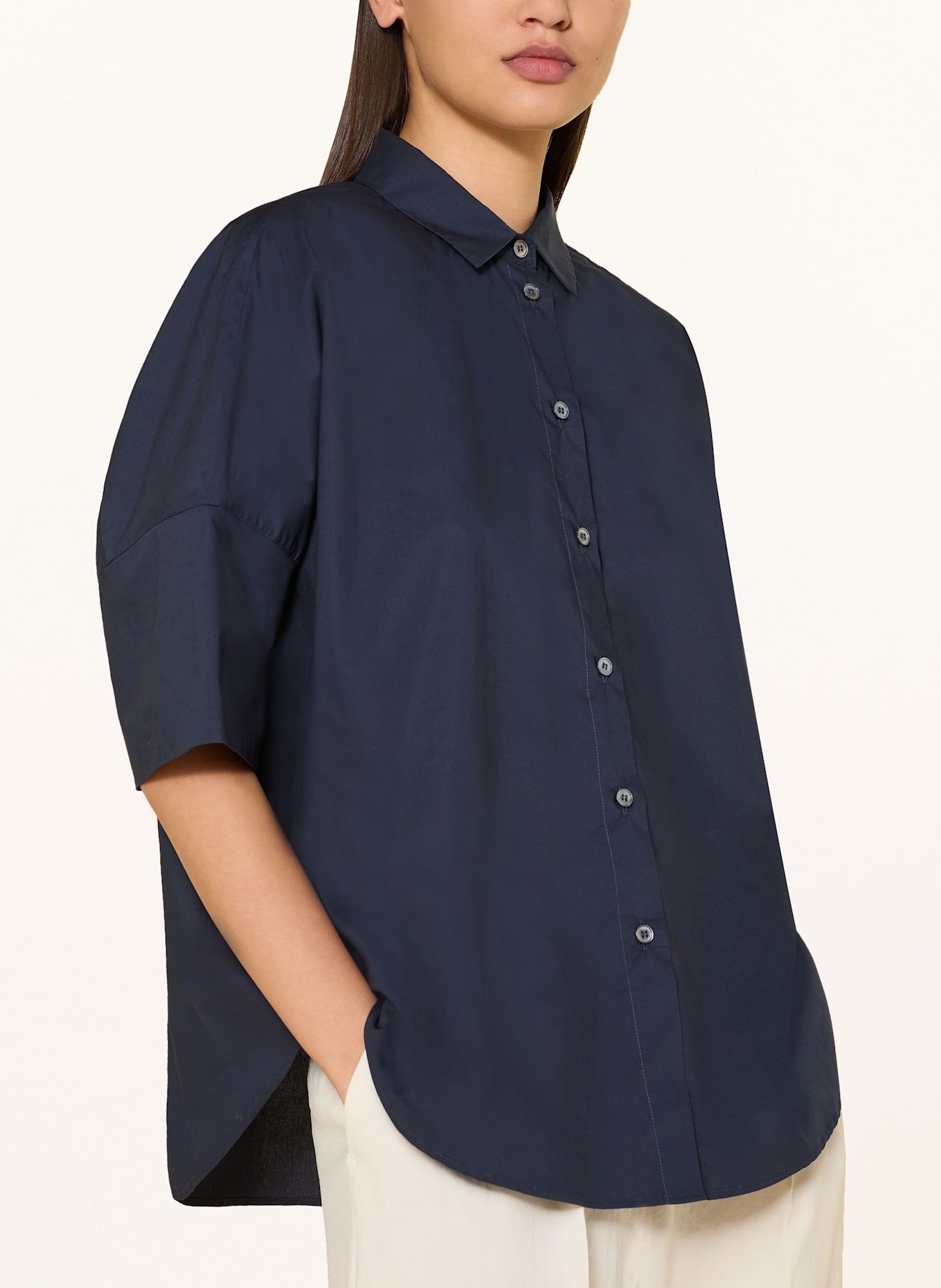 ROBERT FRIEDMAN Hemdbluse BIANCA: DUNKELBLAU