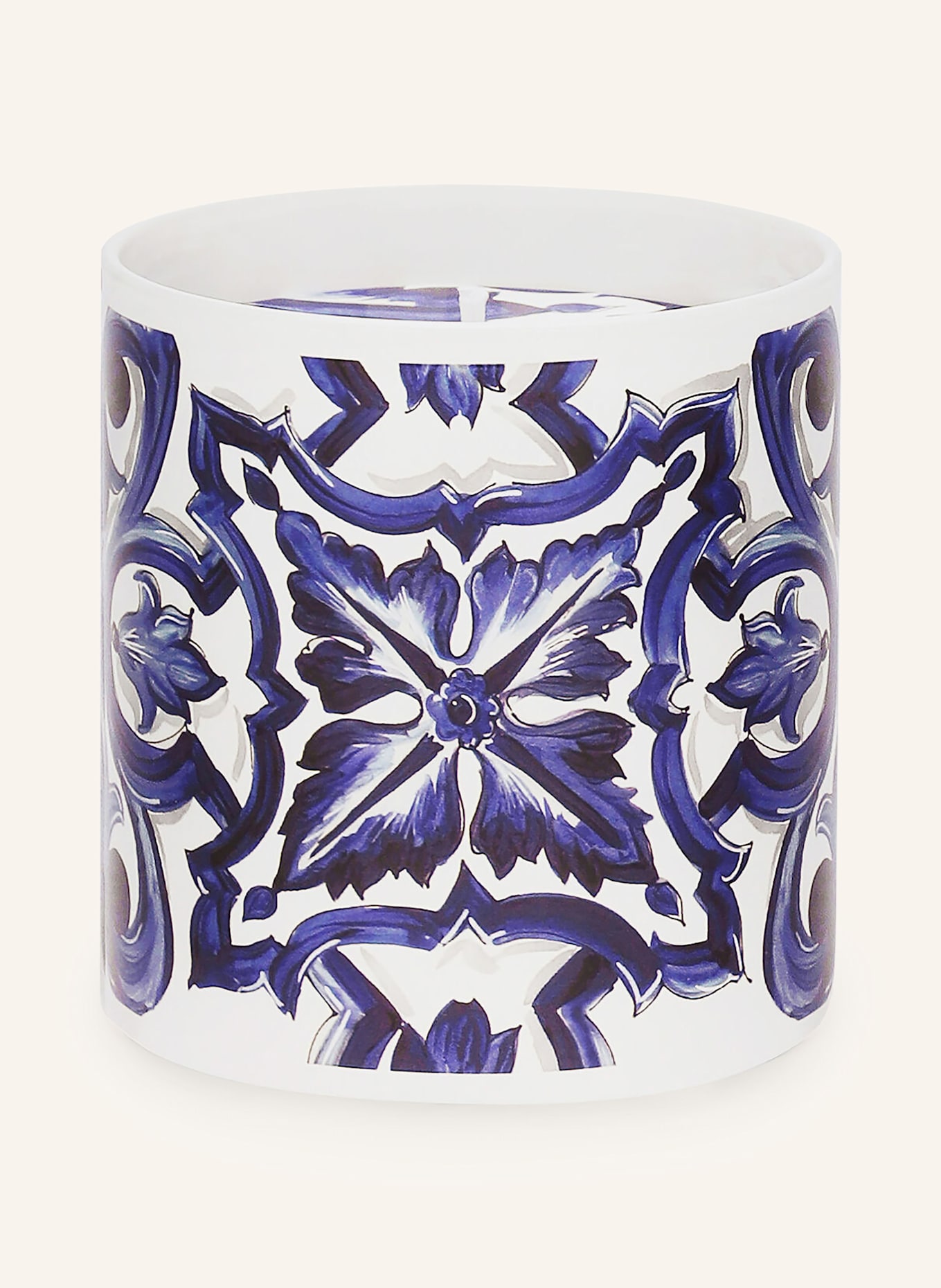 DOLCE & GABBANA CASA Duftkerze NEROLI DI SICILIA E LIMONI: WEISS / DUNKELBLAU