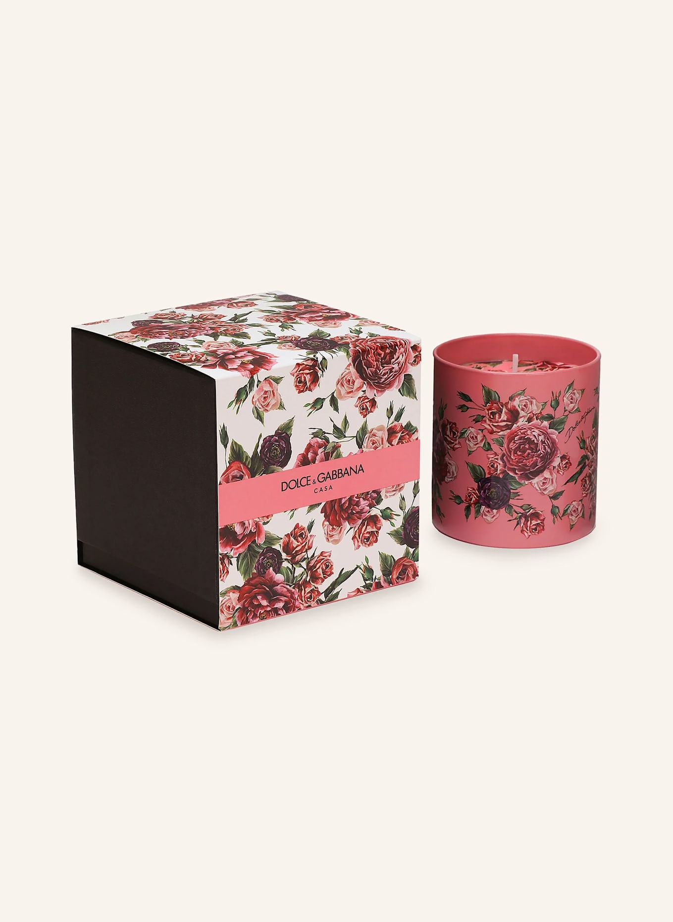 DOLCE & GABBANA CASA ROSA MUSCHIATA scented candle: WHITE / PINK