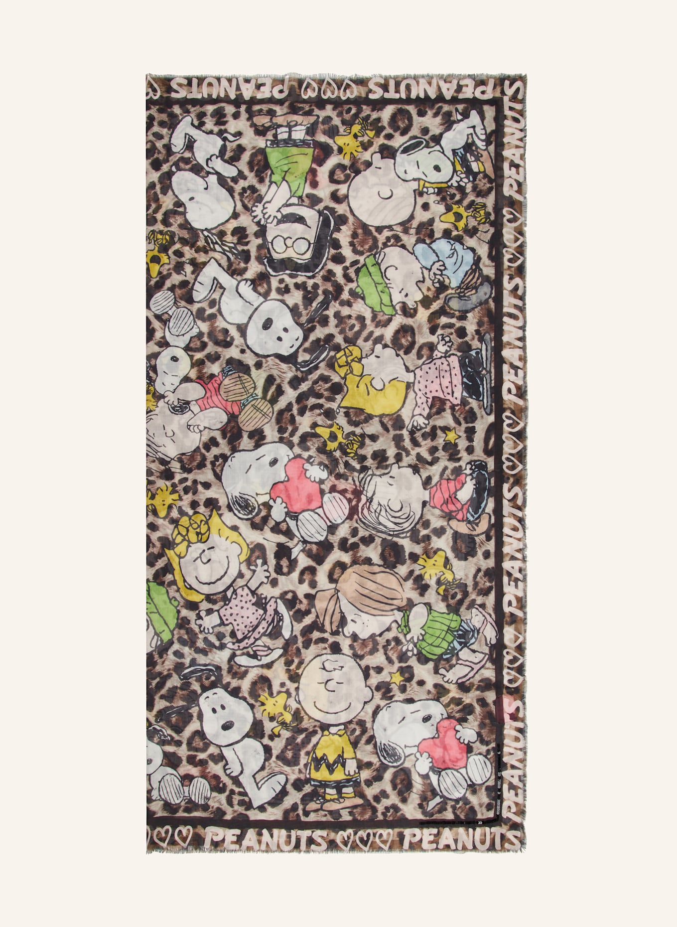 FrogBox Scarf: BEIGE/ BROWN/ DARK BROWN