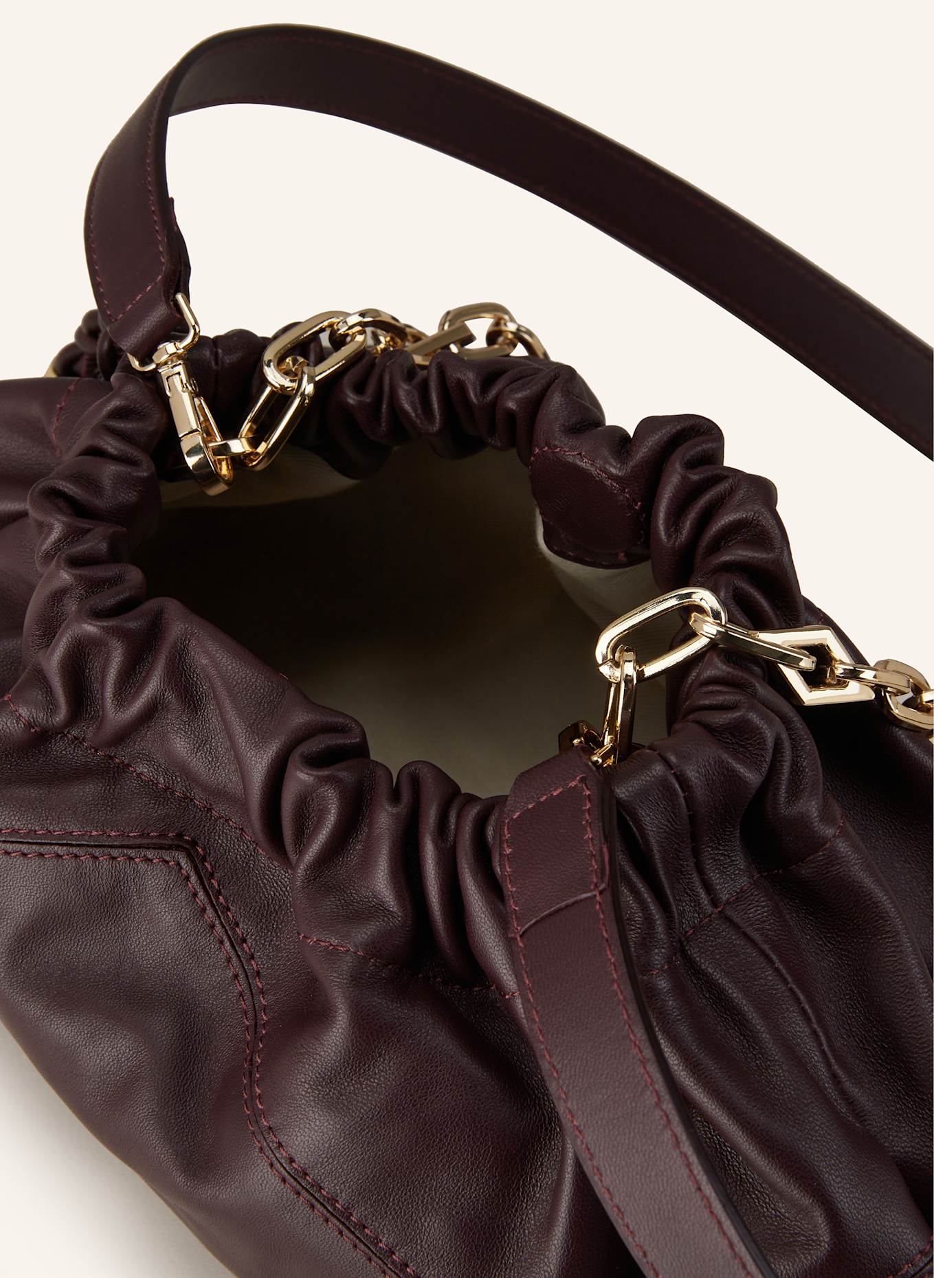 ba&sh Handtasche JUNE: DUNKELROT