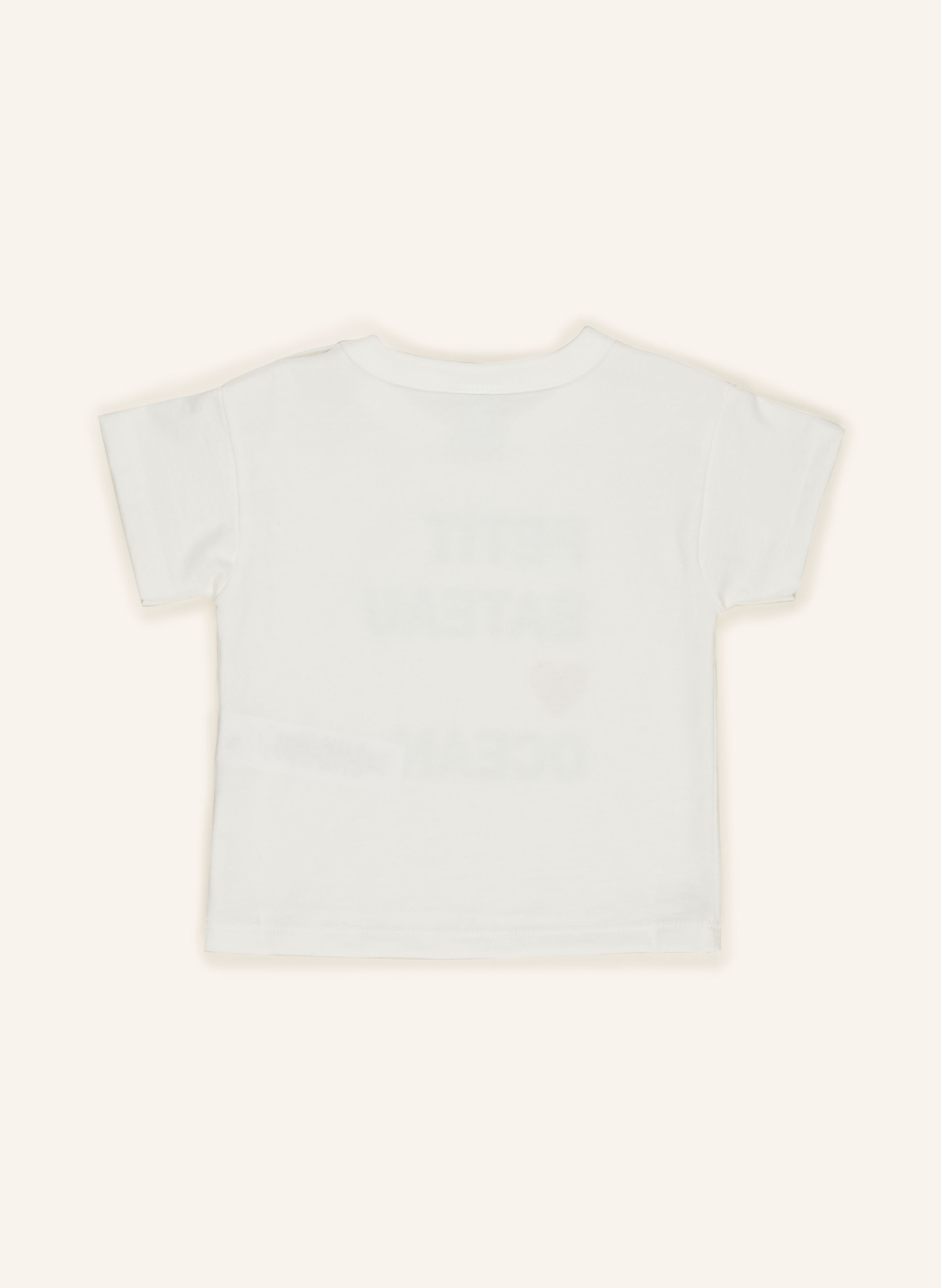 PETIT BATEAU T-shirt: WHITE / DARK BLUE / RED