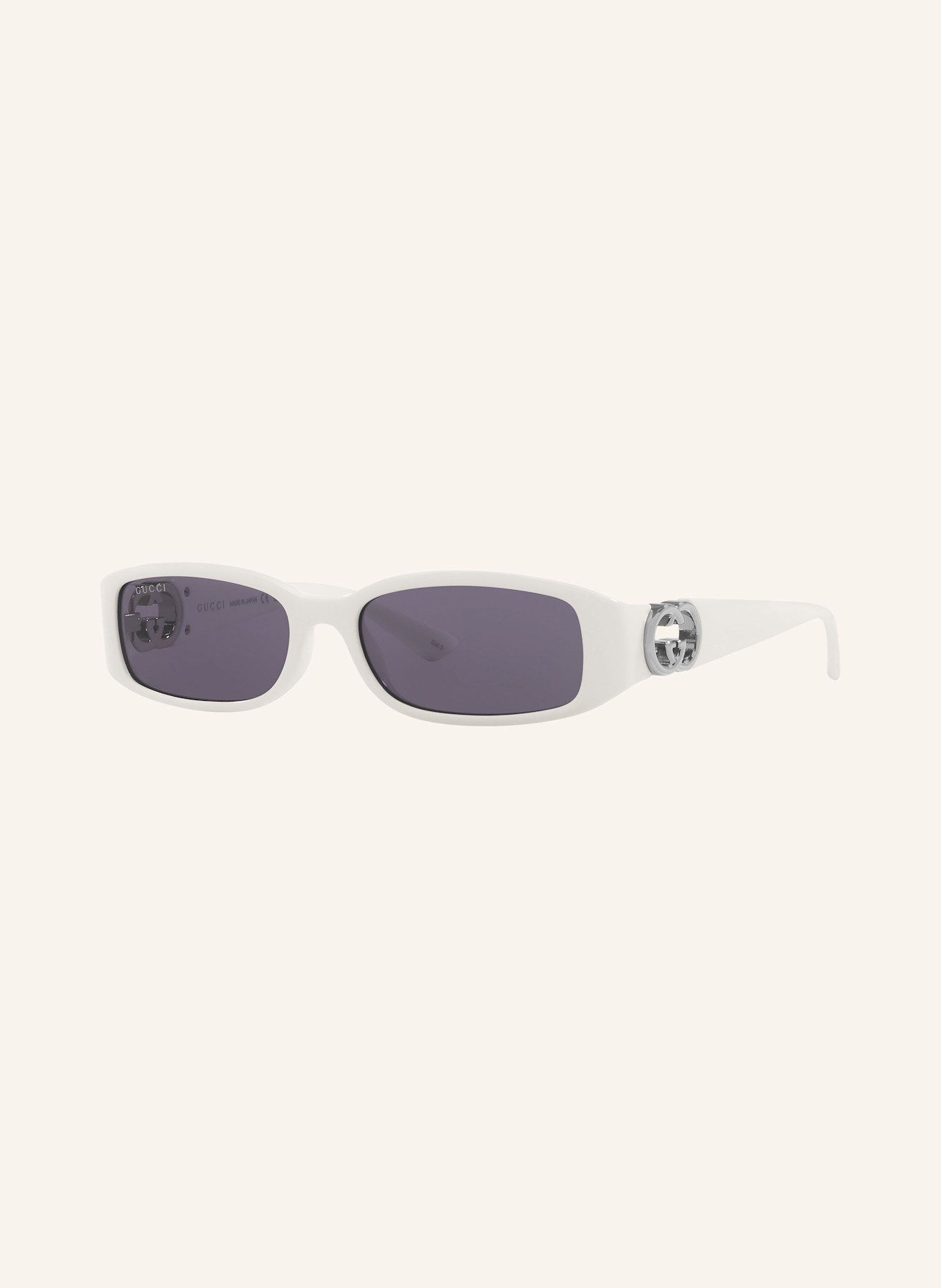GUCCI Sonnenbrille C002287: 4800L1 - WEISS/ GRAU