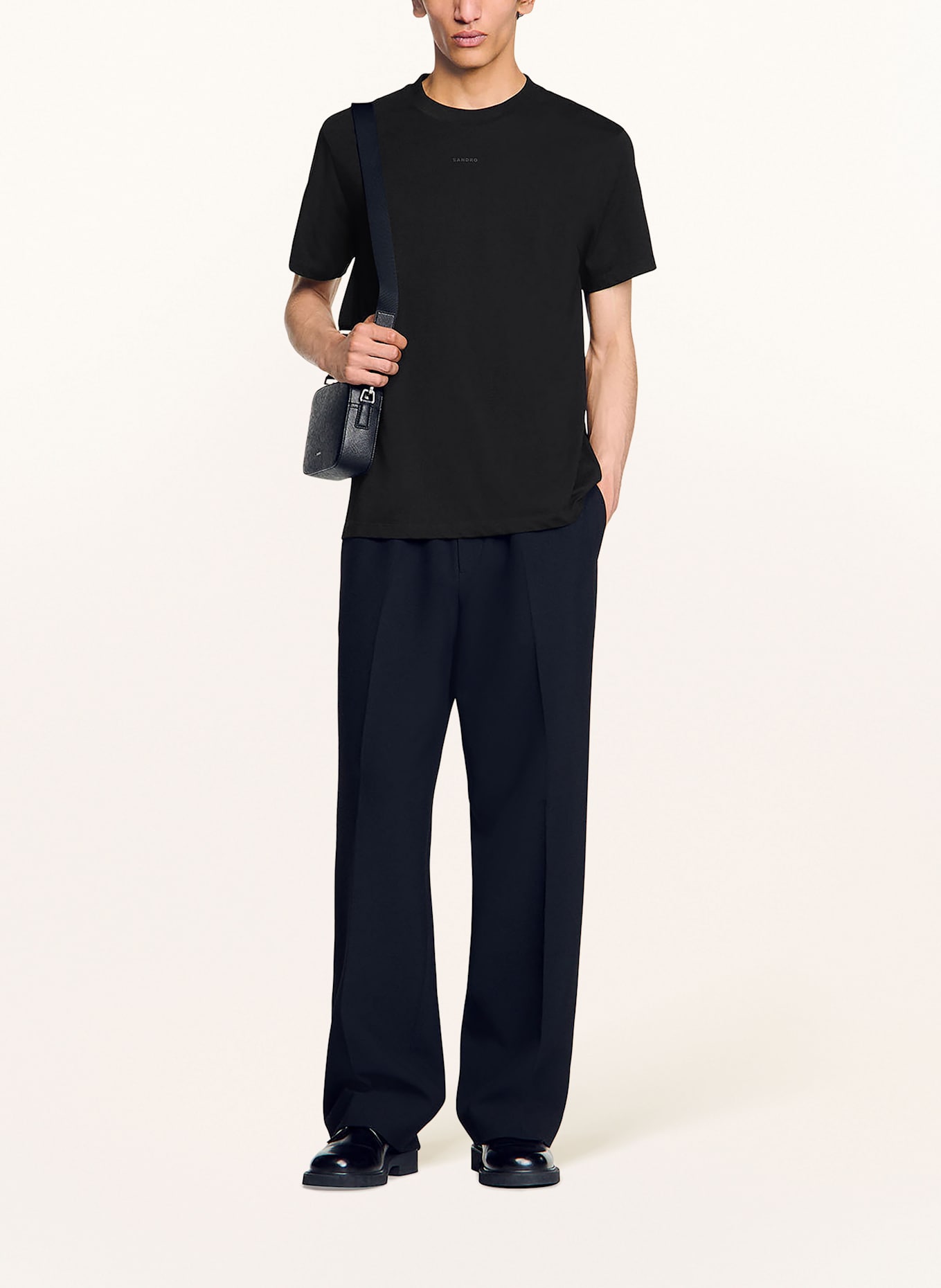 SANDRO T-Shirt: SCHWARZ